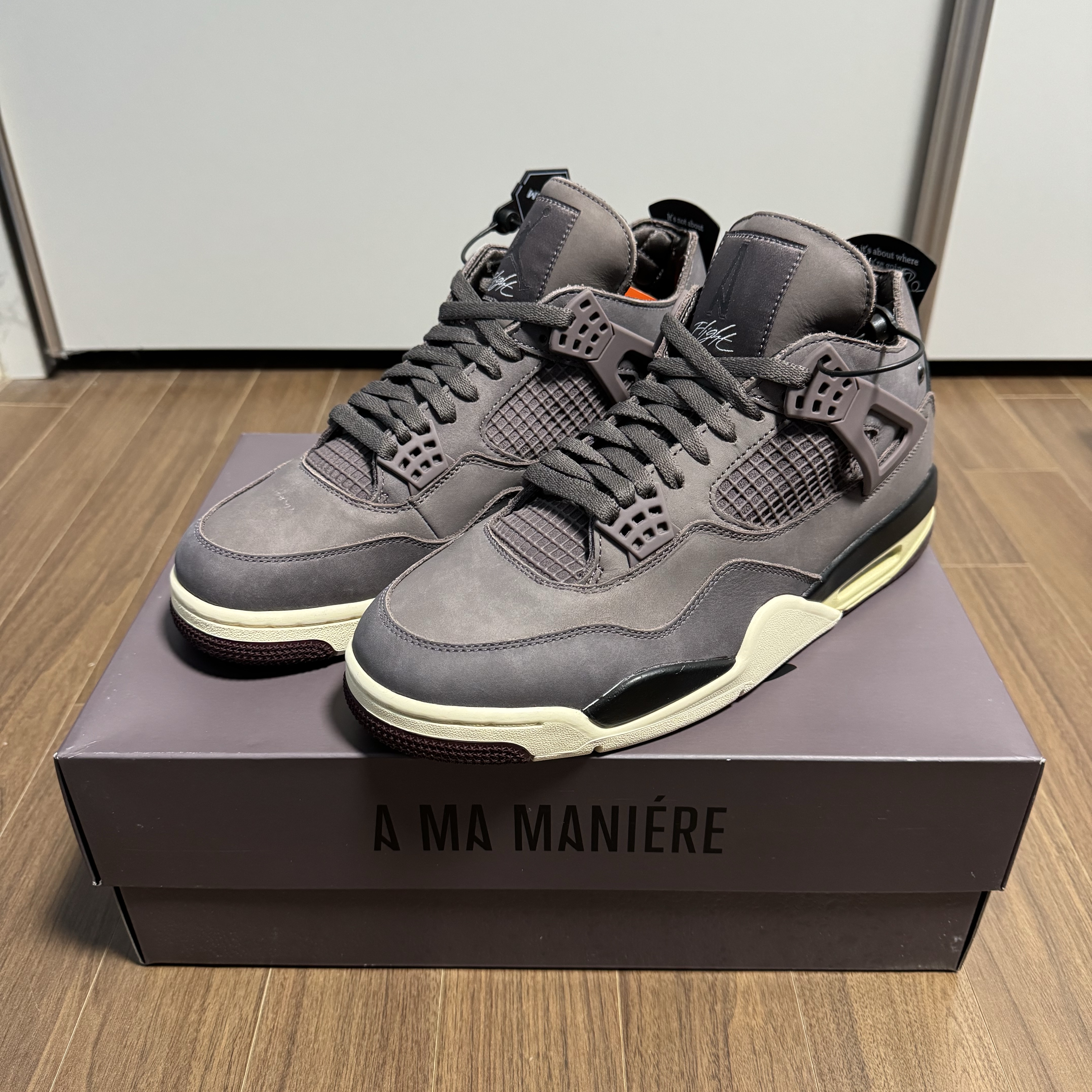 Jordan 4 x A Ma Maniere Retro Violet Ore 착용 스타일 - 2