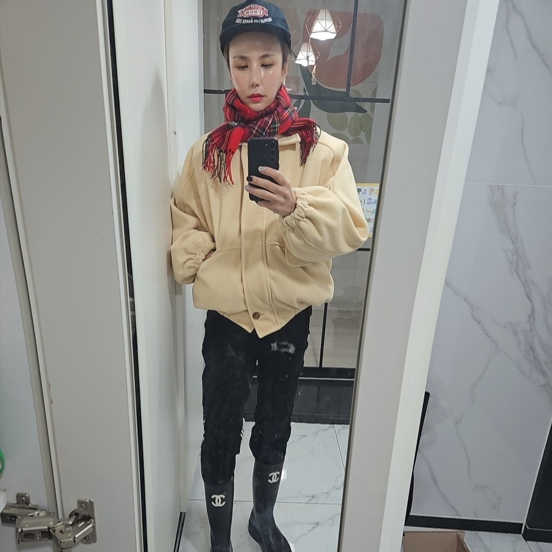 Enor Native Forest Ball Cap Navy, (W) Chanel Boots Caoutchouc & Black 착용 스타일 - 1