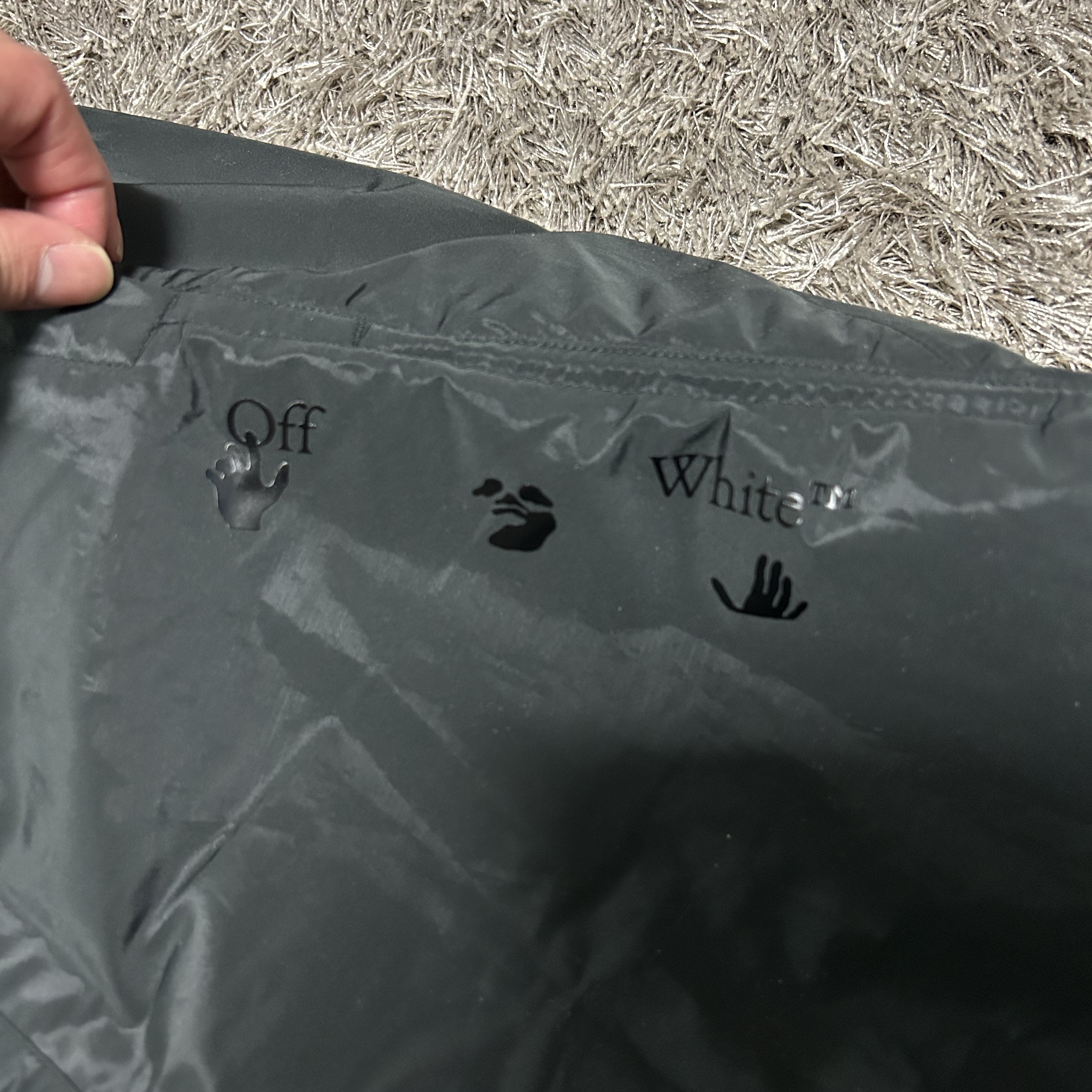 Nike x Off-White Woven Pants Black - Asia 착용 스타일 - 6
