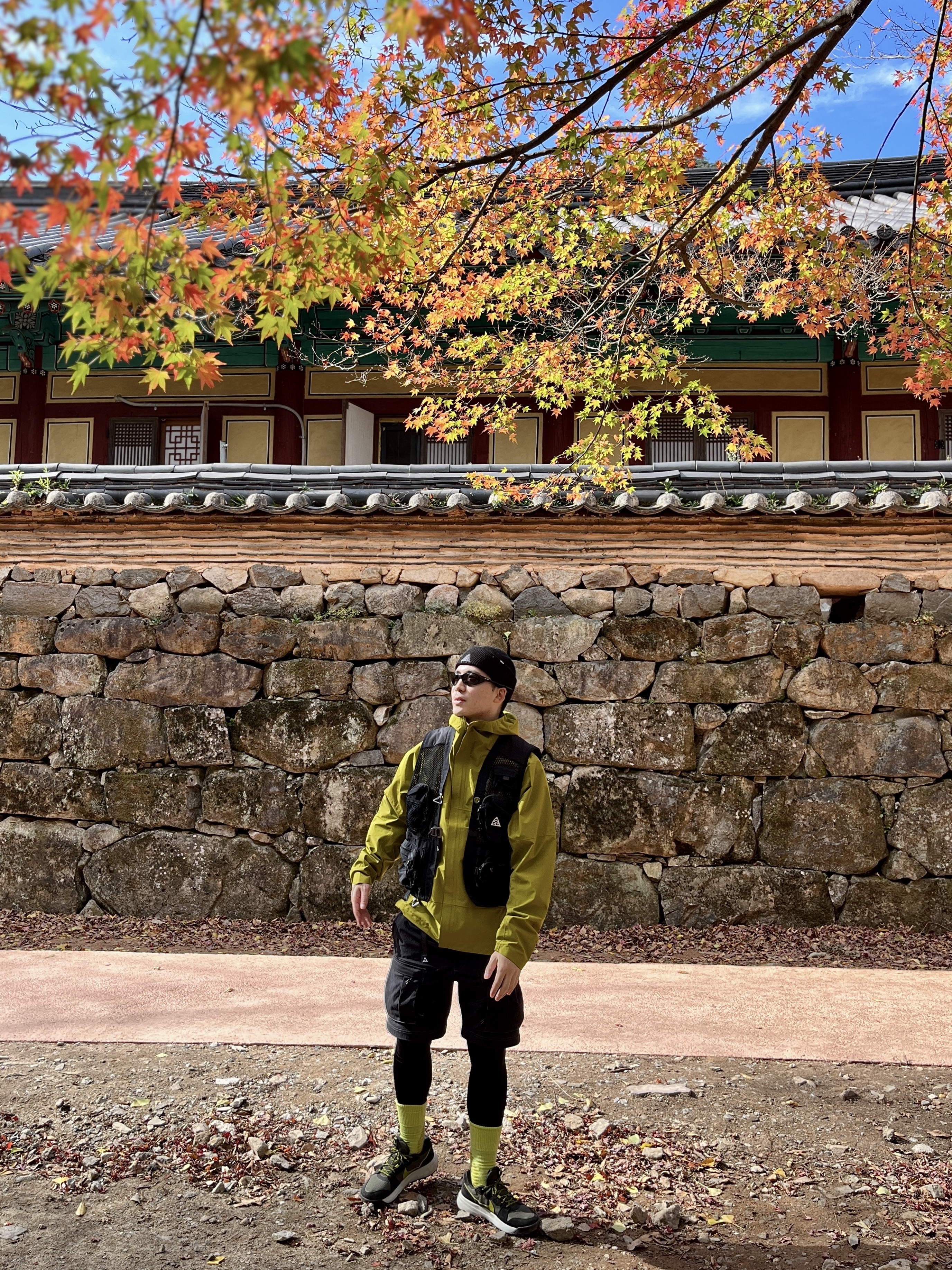 Nike ACG Small Logo Beanie Black, Oakley Eye Jacket Redux Matte Black Frame Prizm Grey Lenses High Bridge Fit 착용 스타일 - 2