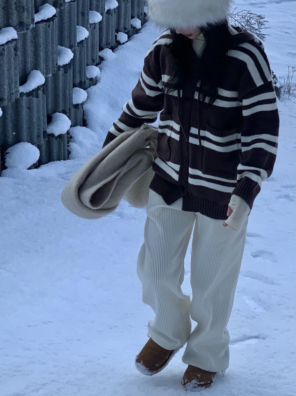 (W) UGG Classic Mini II Boots Chestnut 착용 스타일