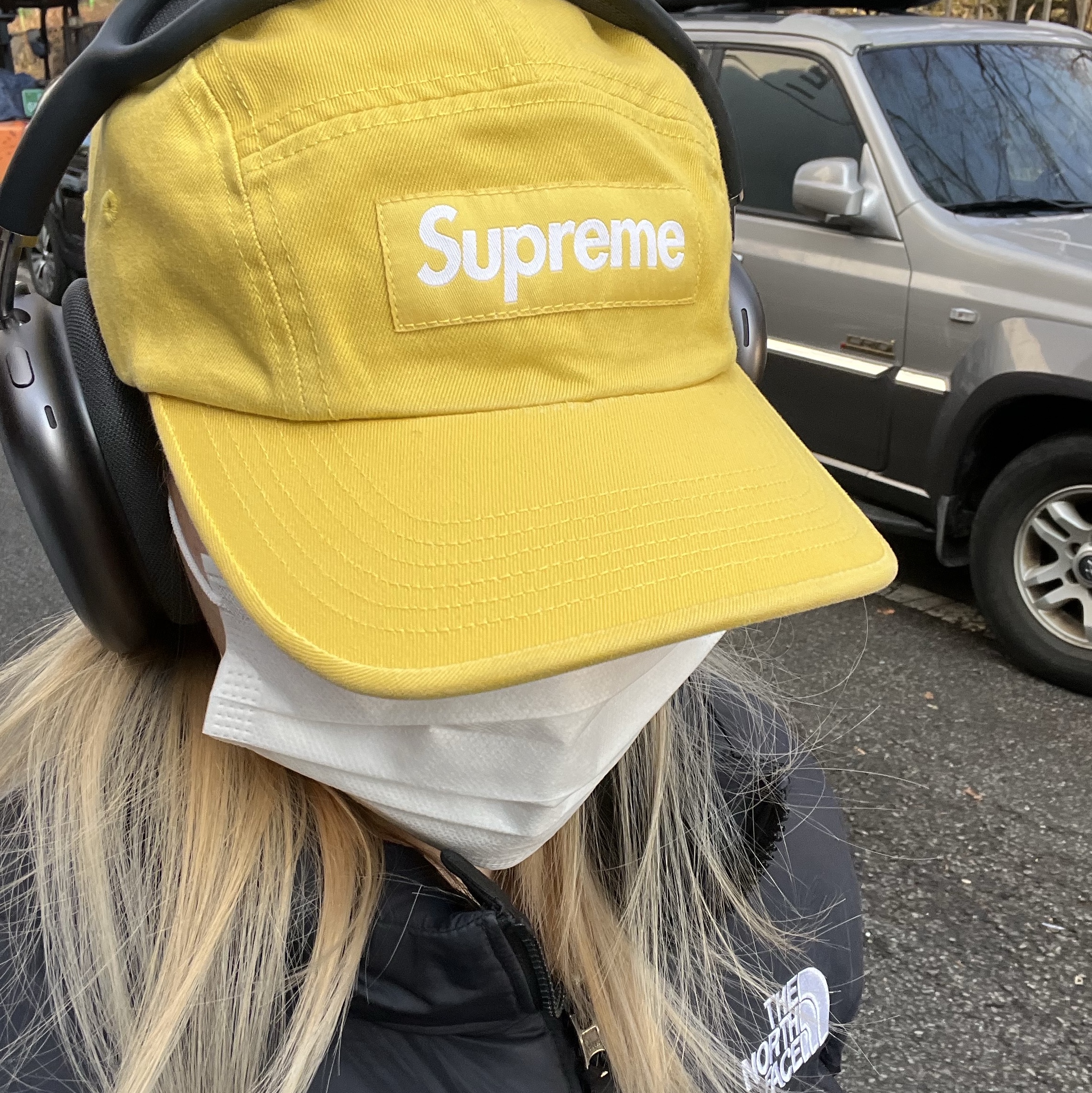 Supreme Washed Chino Twill Camp Cap Yellow - 23SS, Apple AirPods Max Lightning Space Gray (Korean Ver.) 착용 스타일 - 2