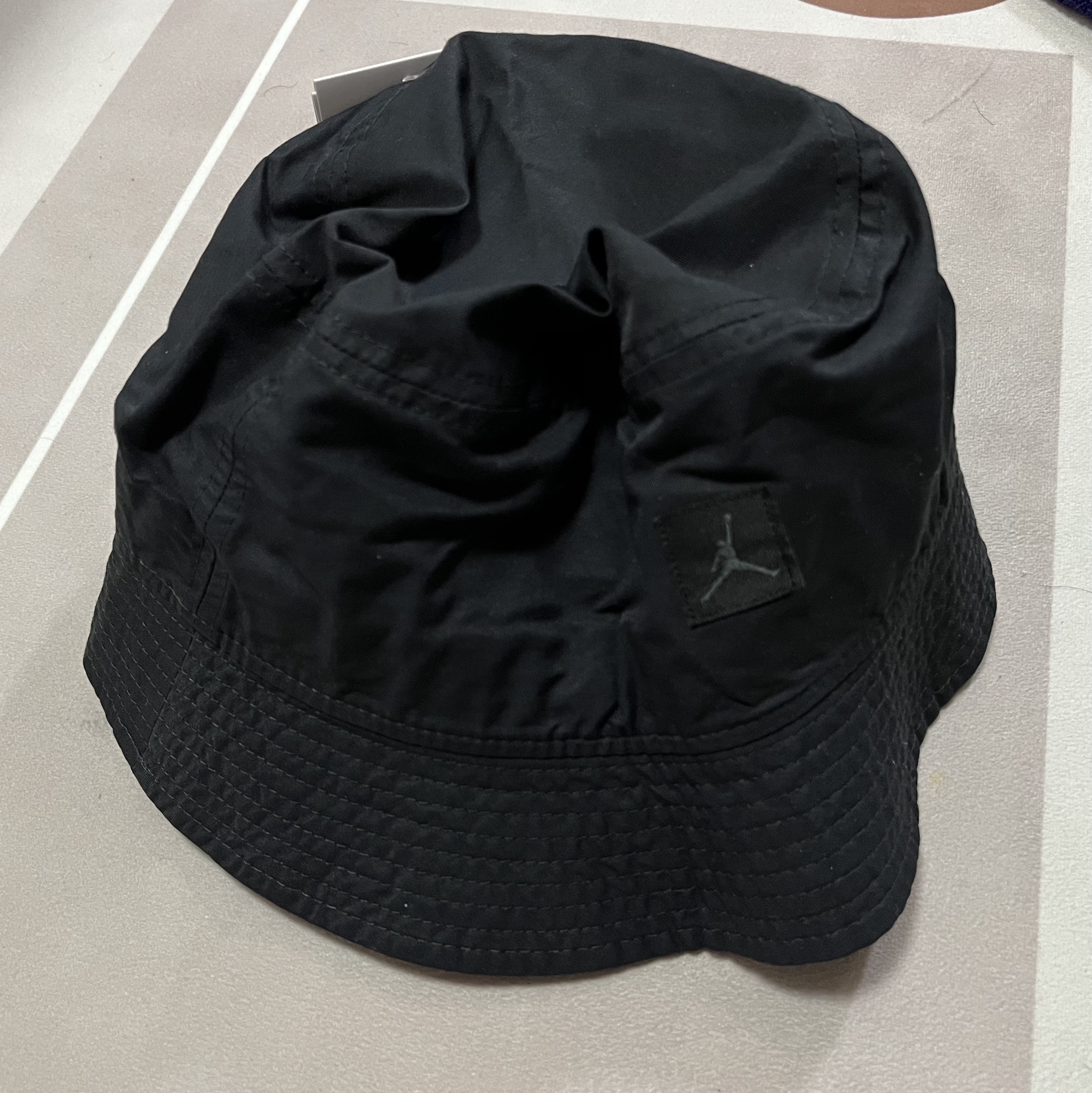 Jordan Jumpman Washed Bucket Hat Black 착용 스타일
