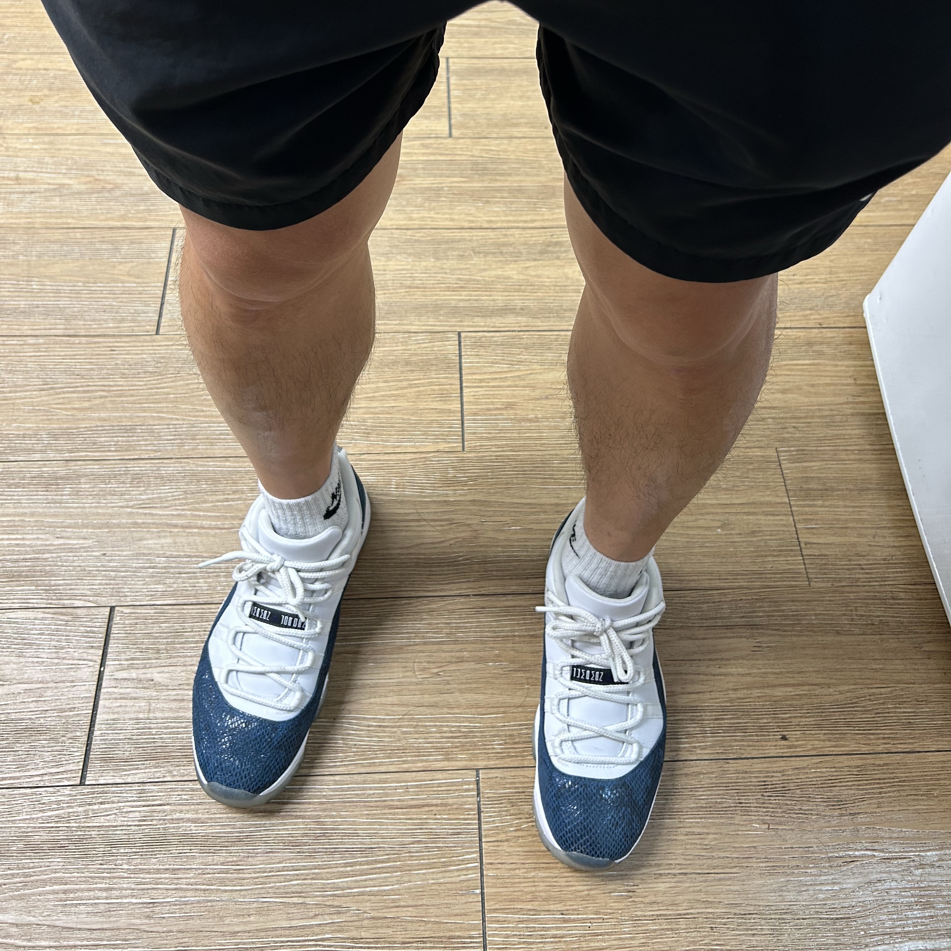 Jordan 11 Retro Low Navy Snakeskin 2019 착용 스타일