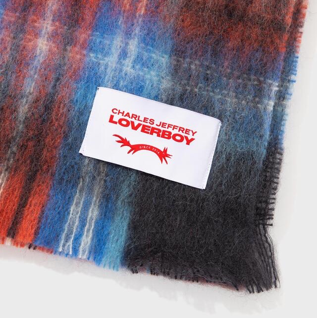 Charles Jeffrey LOVERBOY MOHAIR SCARF Charles Jeffrey LOVERBOY