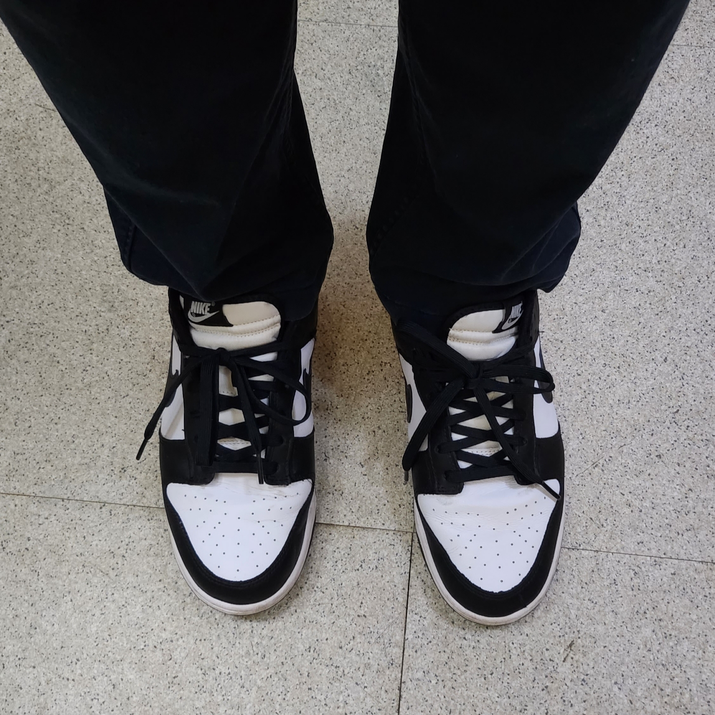 Nike Dunk Low Retro Black 착용 스타일