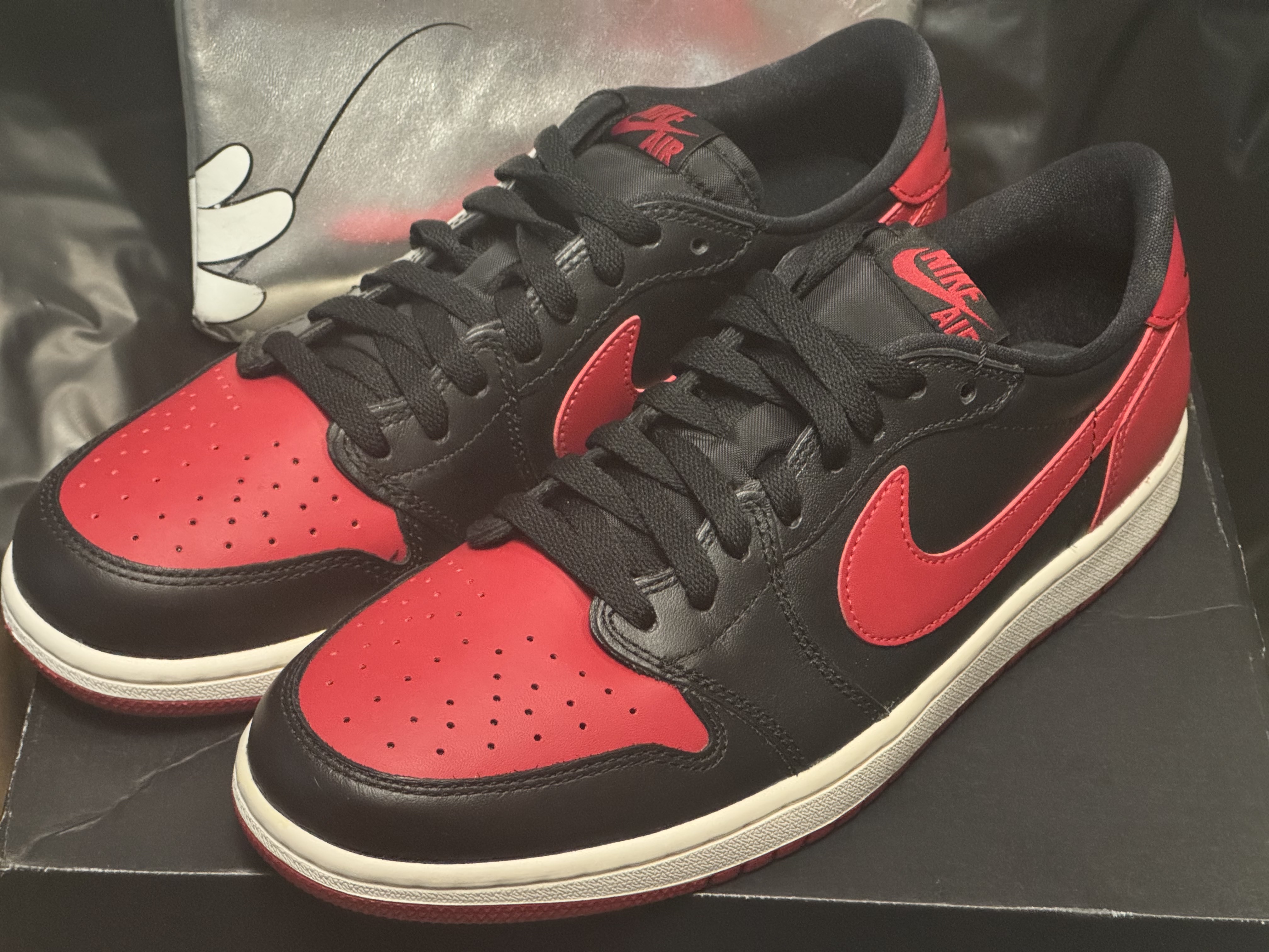 Jordan 1 Retro Low OG Bred 2015 착용 스타일