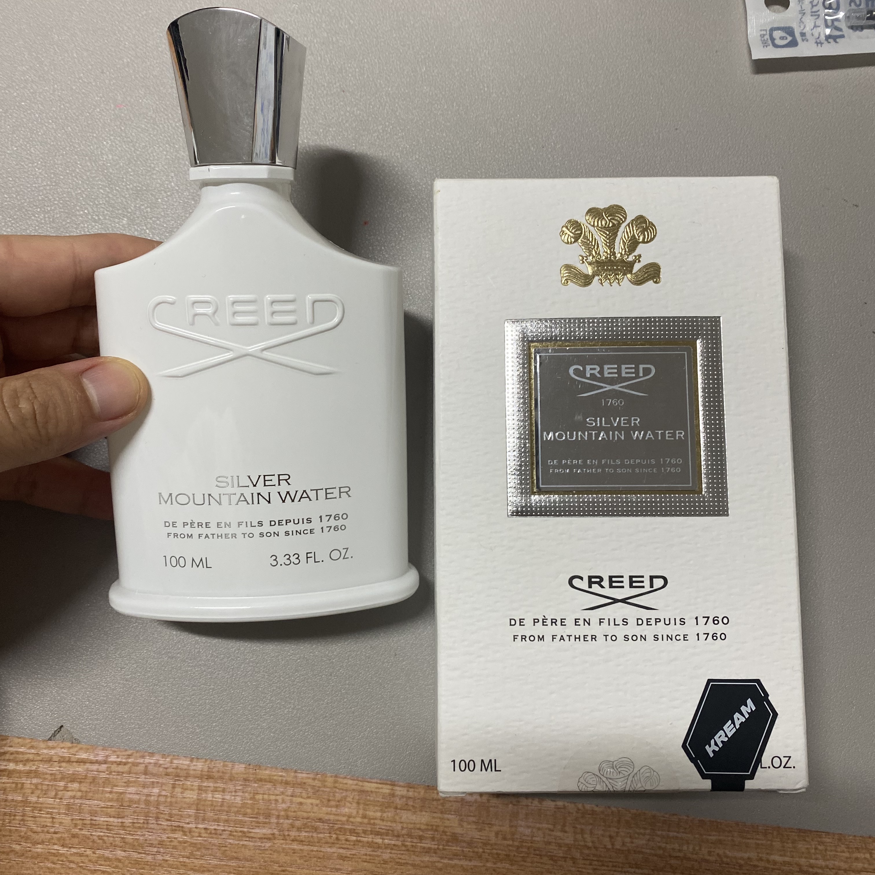 Creed Silver Mountain Water Eau De Parfum 100ml 착용 스타일
