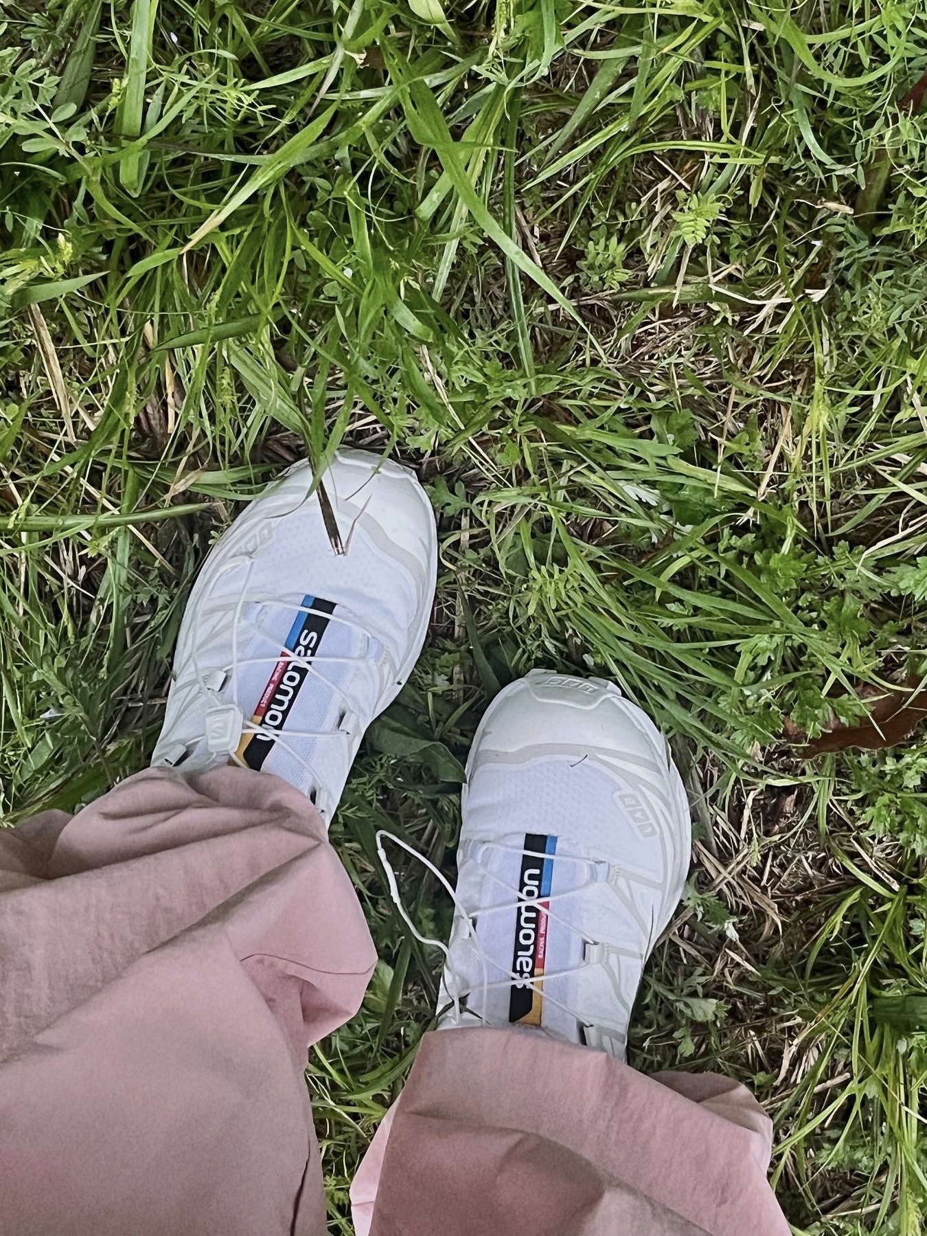 Salomon XT-6 ADV White 착용 스타일 - 2