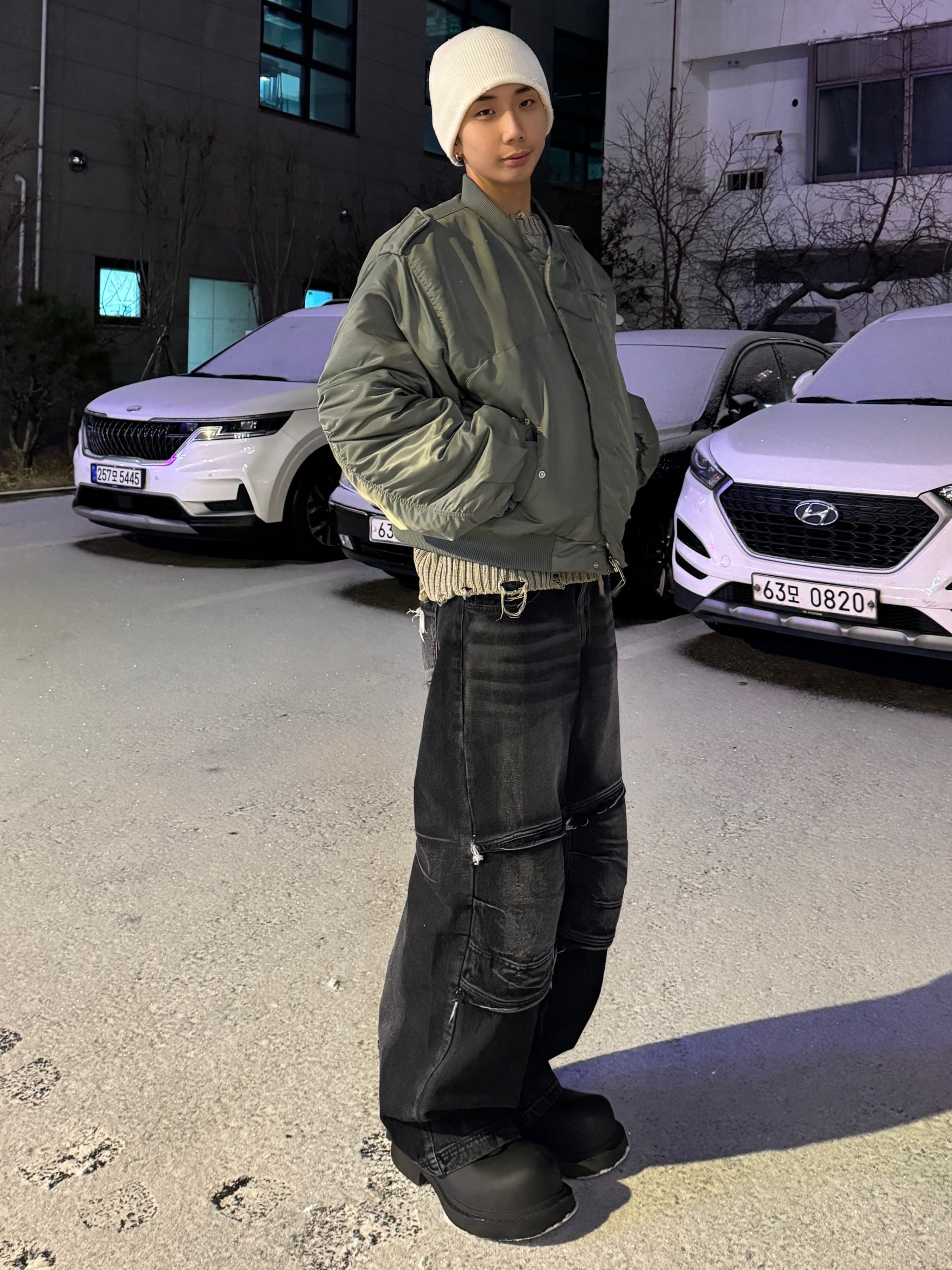 Balenciaga Steroid Derby Black 착용 스타일 - 1