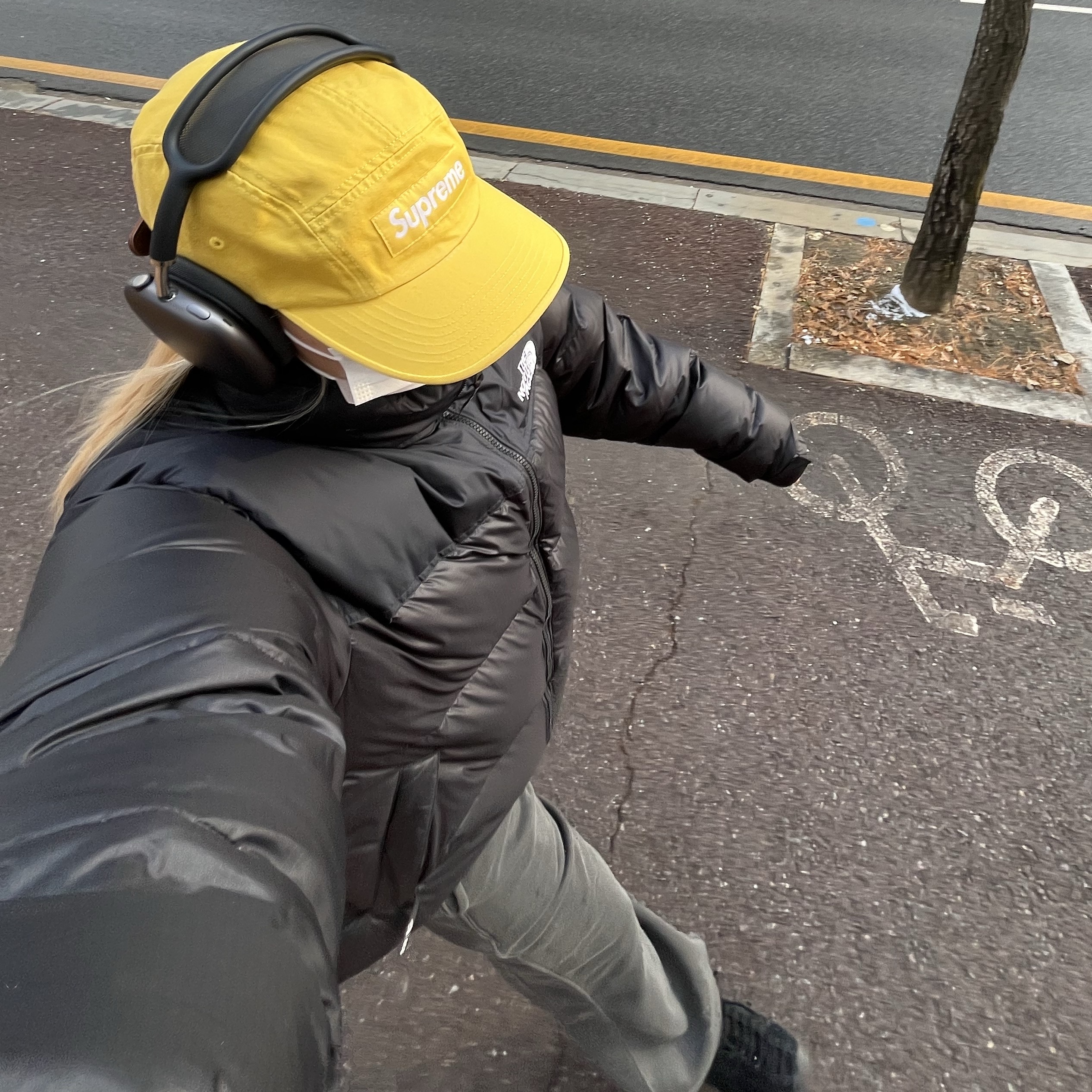 Supreme Washed Chino Twill Camp Cap Yellow - 23SS, Apple AirPods Max Lightning Space Gray (Korean Ver.) 착용 스타일 - 1