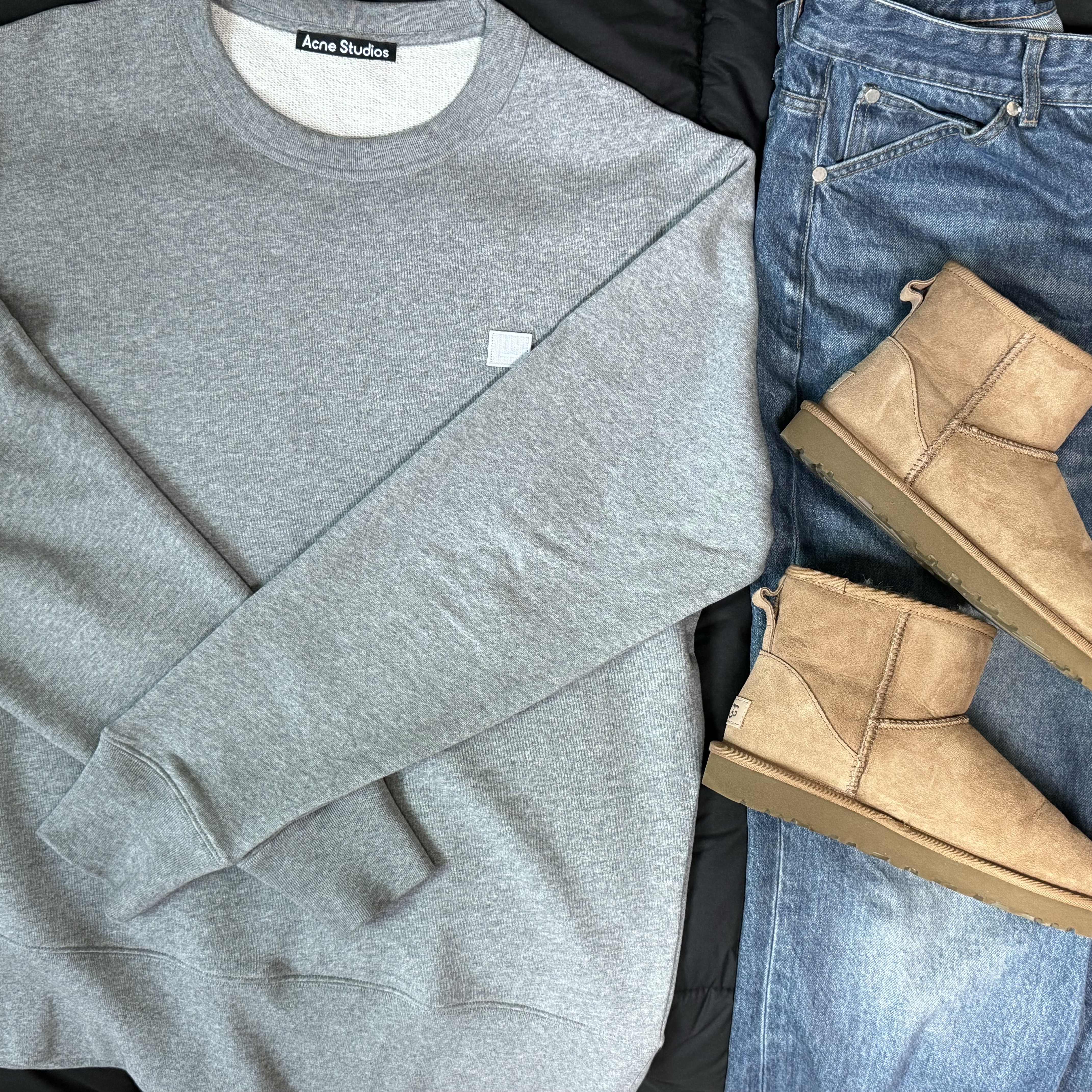 (W) UGG Classic Mini II Boots Chestnut 착용 스타일 - 2