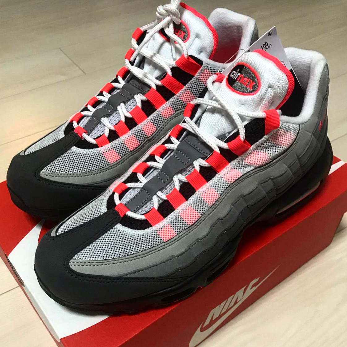 Nike Air Max 95 OG Solar Red 2018 착용 스타일