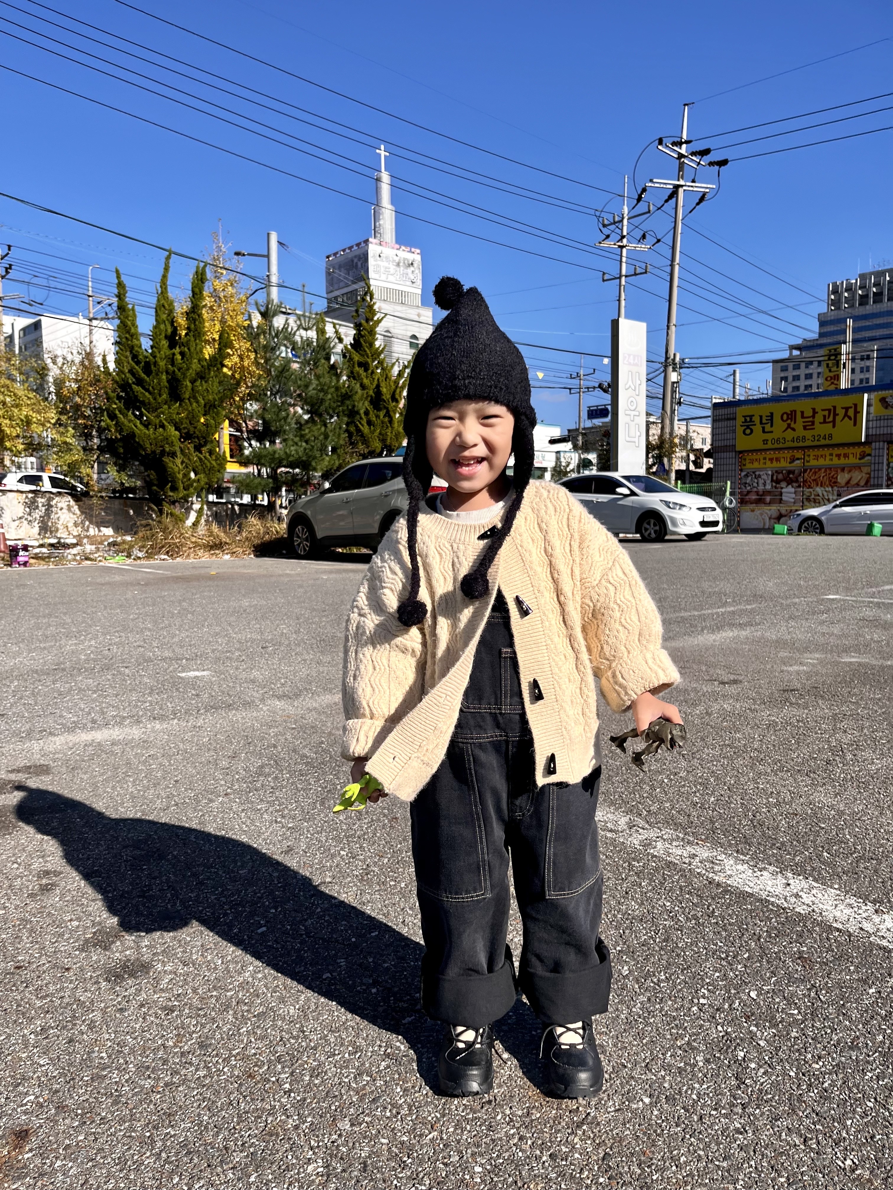 (Kids) The North Face 1996 Eco Nuptse Down Jacket Black, The North Face White Label Leather Nuptse Down Jacket Black 착용 스타일 - 2