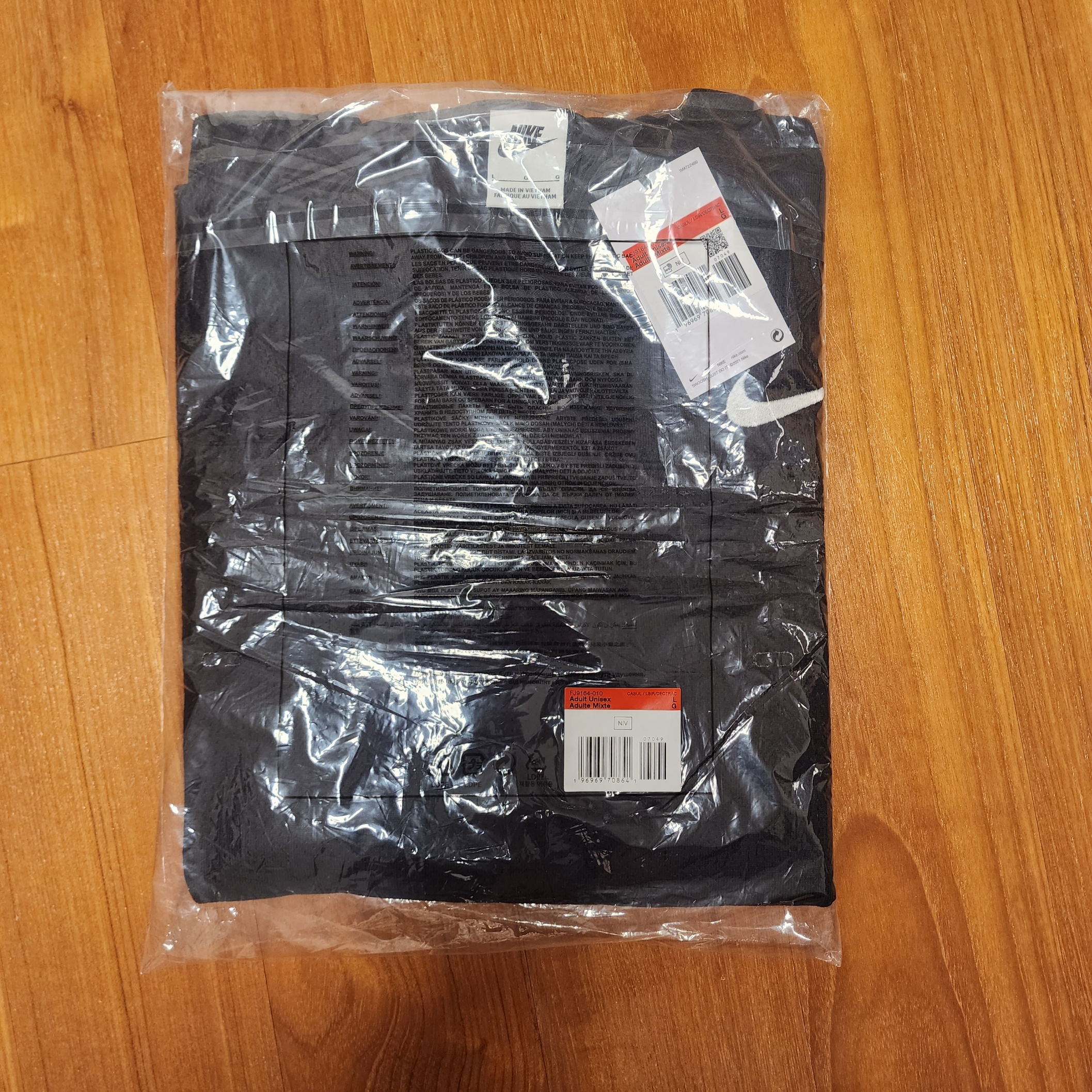 Nike x Stussy Long Sleeve Top Black (FJ9164-010) 착용 스타일 - 3