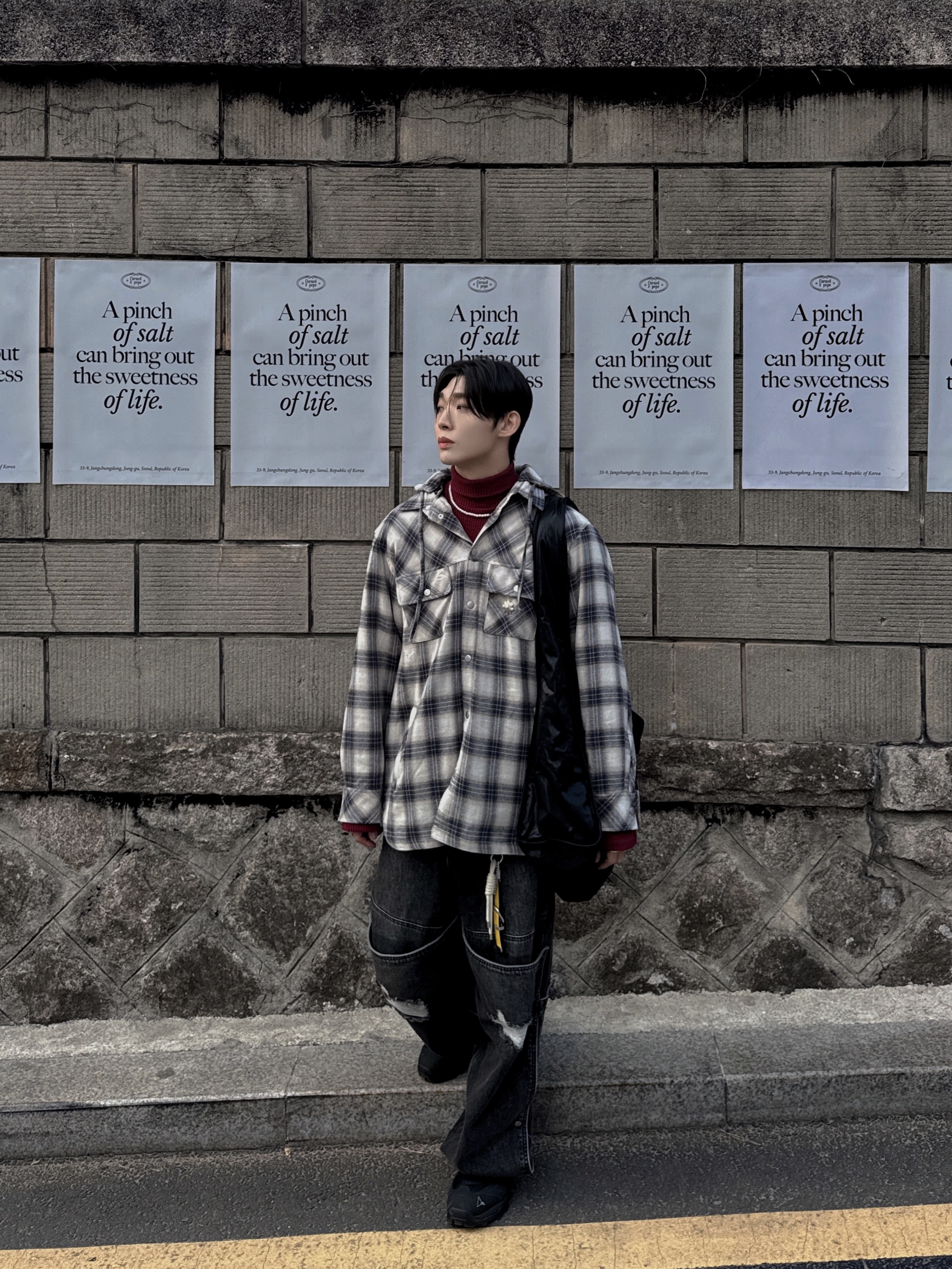 Roa Hiking Katharina Black 착용 스타일 - 1