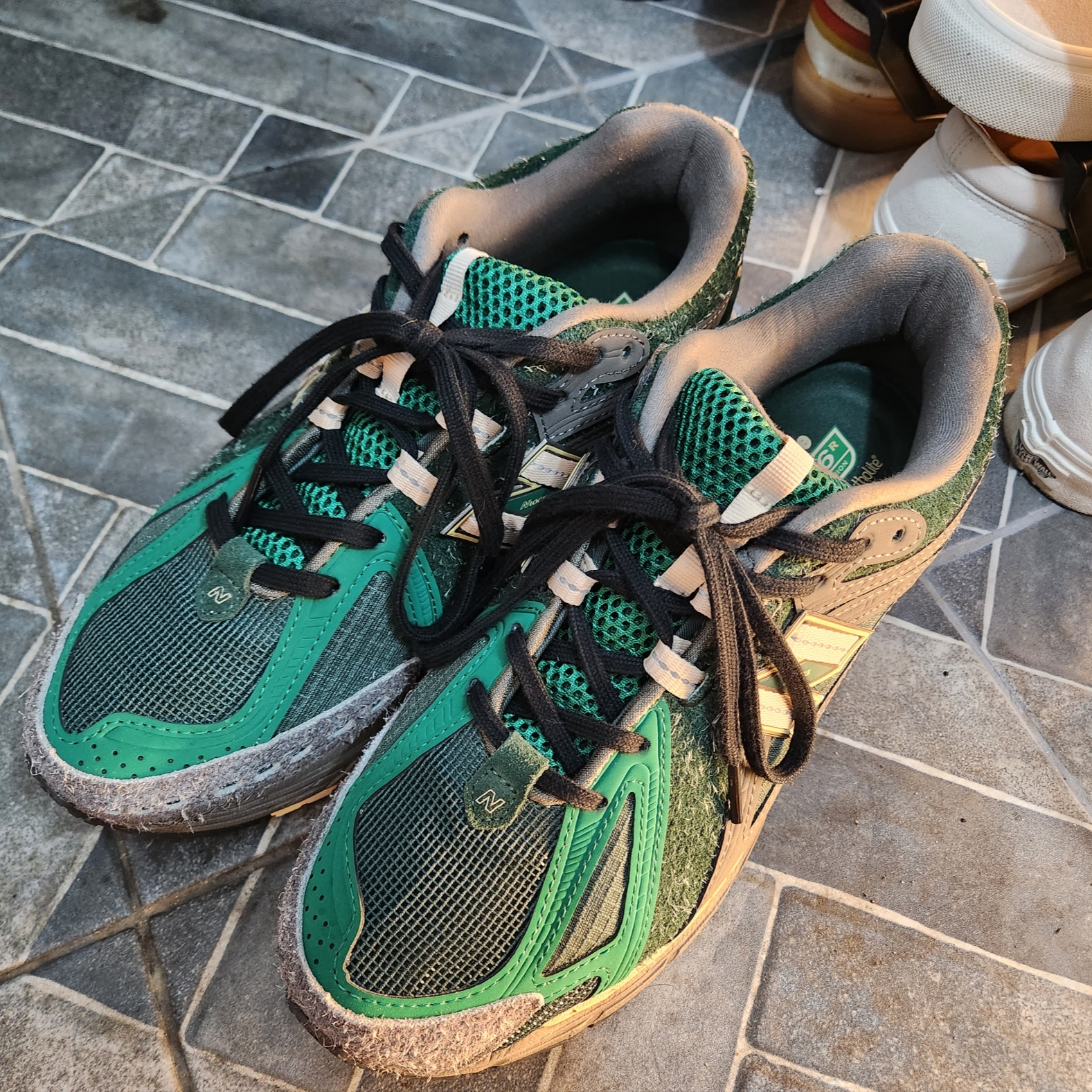 New Balance 1906R Green Brown - Size? Exclusive 착용 스타일 - 2