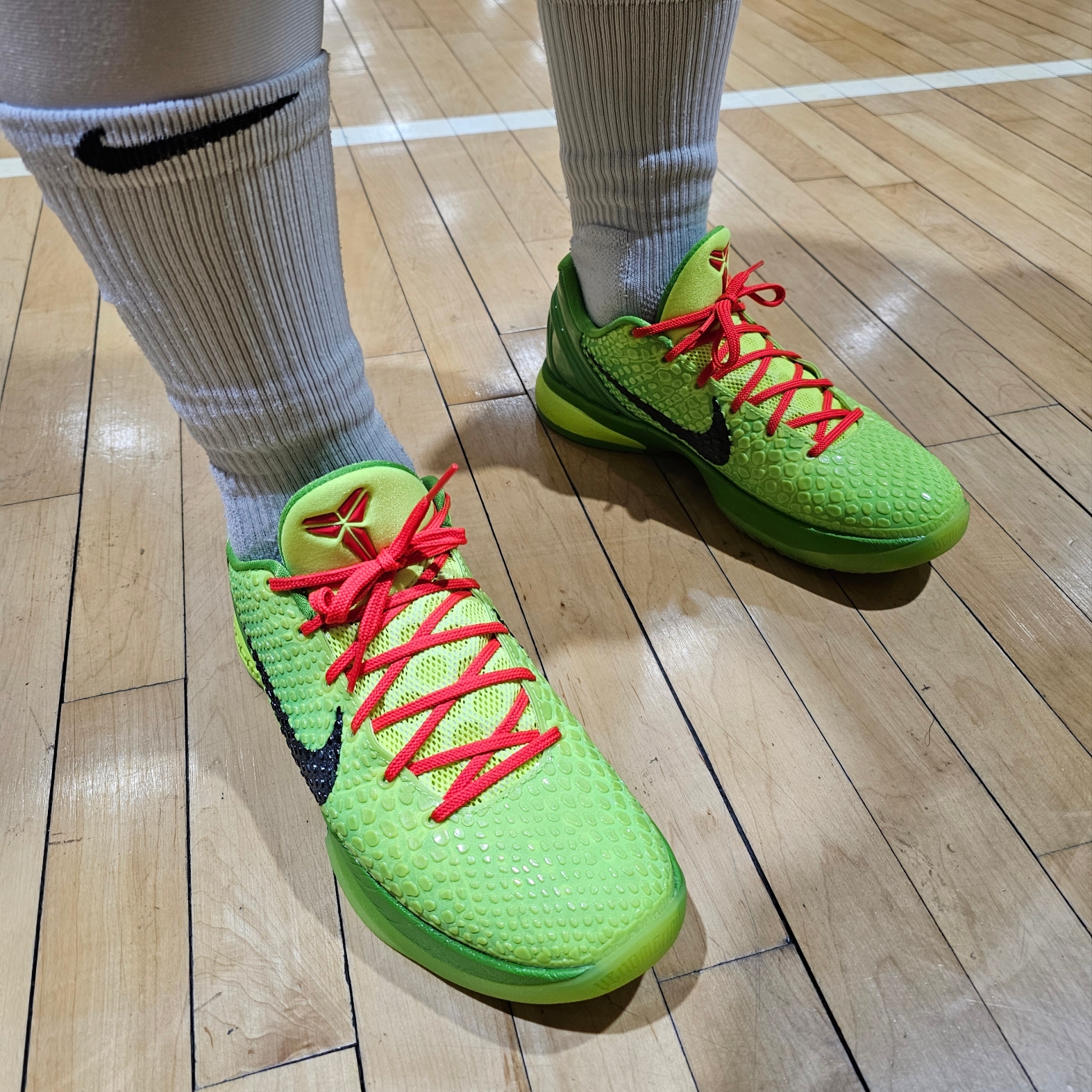 Nike Kobe 6 Protro Green Apple 착용 스타일 - 3