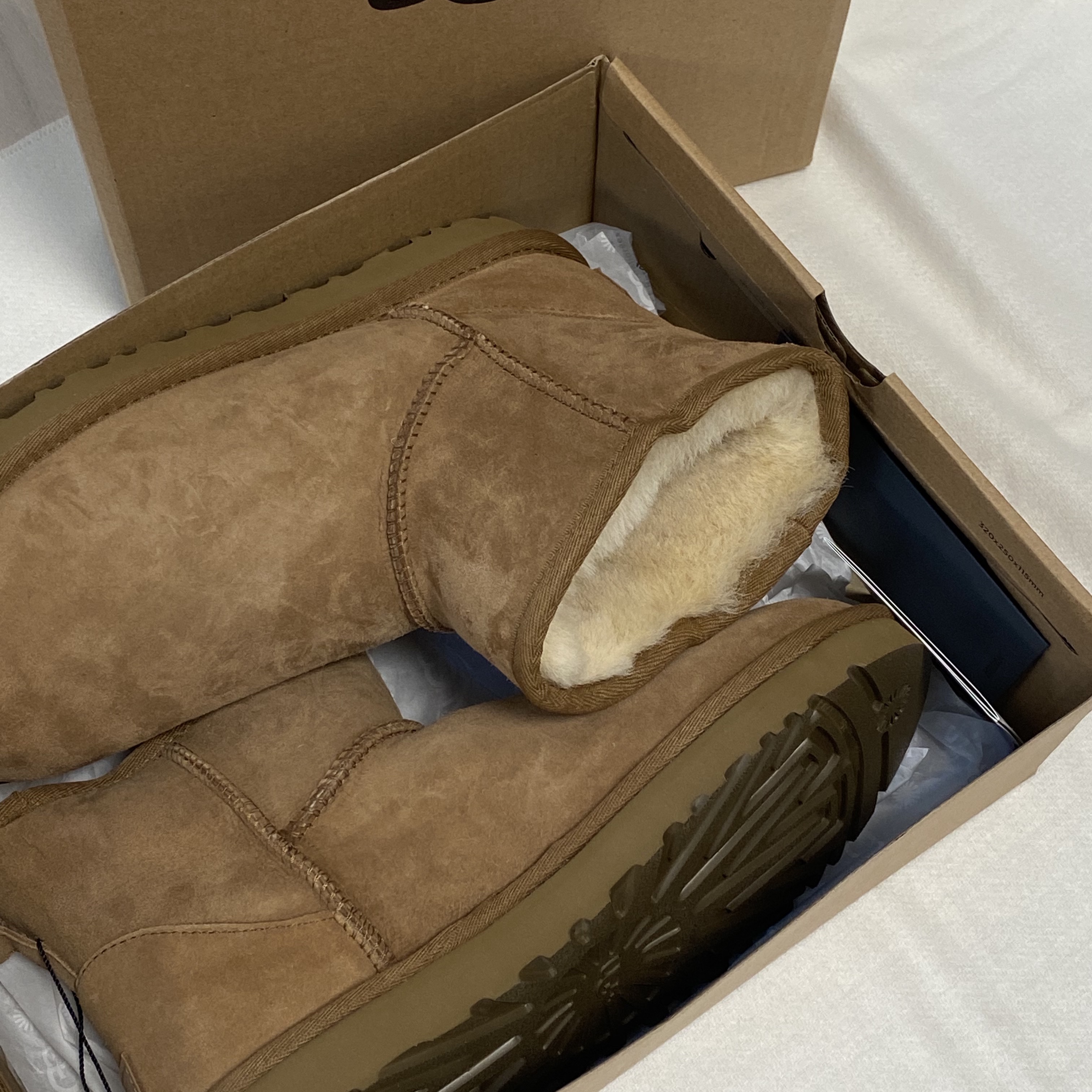 (W) UGG Classic Mini II Boots Chestnut 착용 스타일