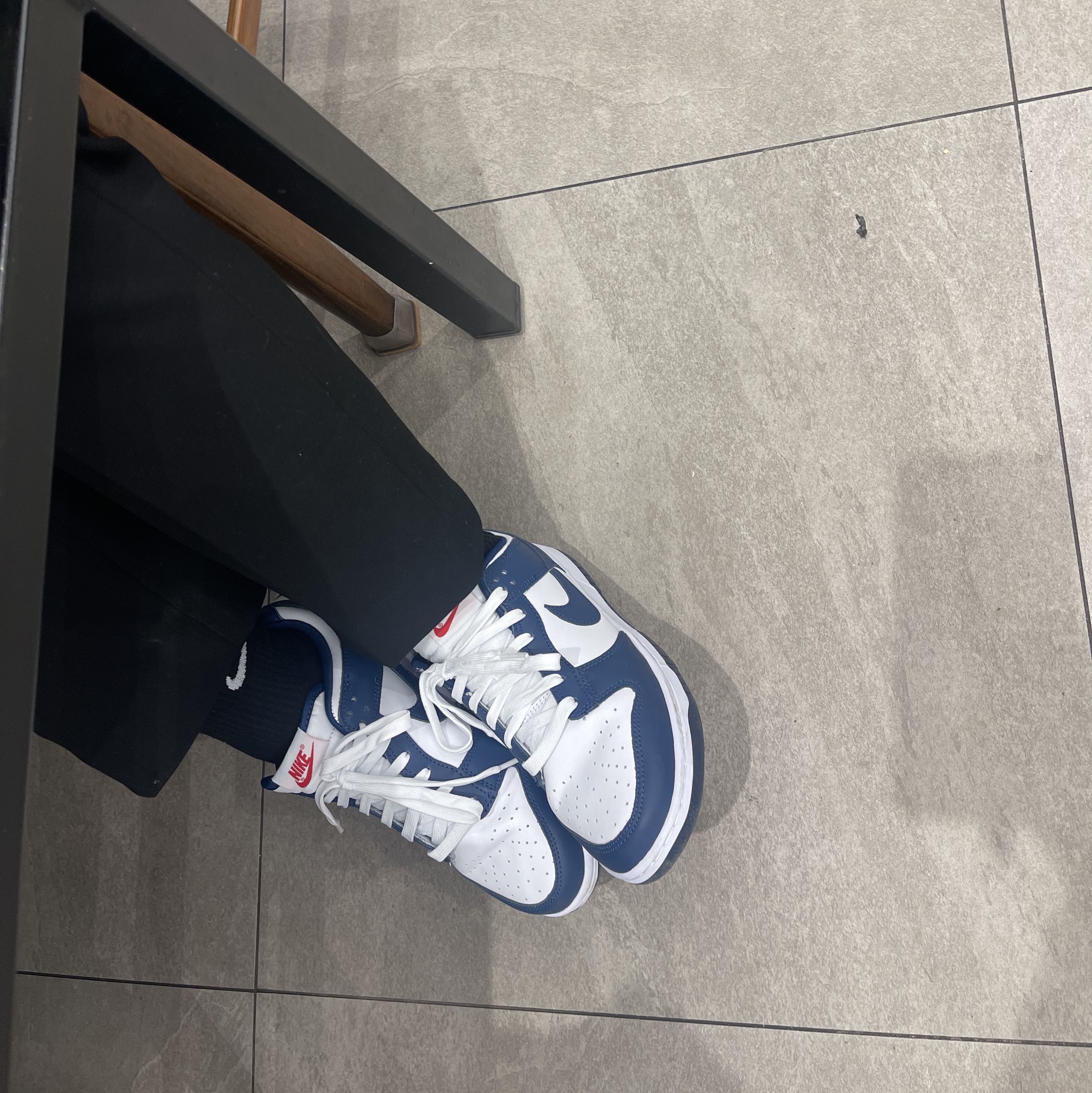 Nike Dunk Low Retro Valerian Blue 착용 스타일