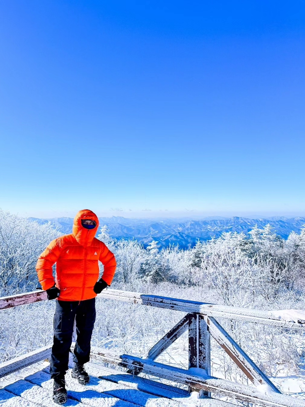 Nike ACG Therma-Fit ADV Lunar Lake Puffer Jacket Safety Orange - Asia, Nike ACG Gore-Tex Misery Ridge Jacket Team Orange - Asia 착용 스타일 - 6