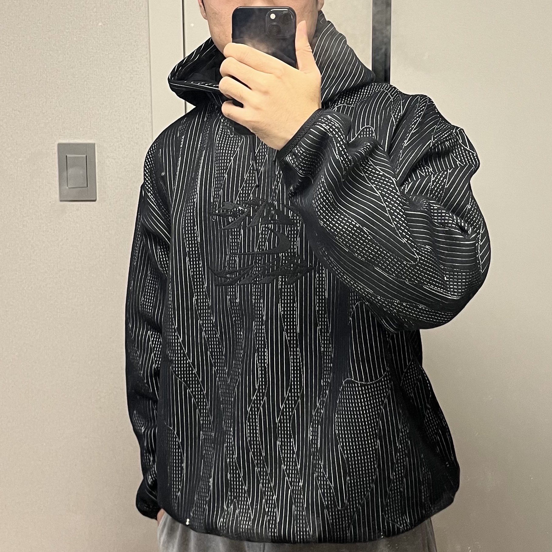 Nike x Off-White Engineered Hoodie Black - Asia 착용 스타일