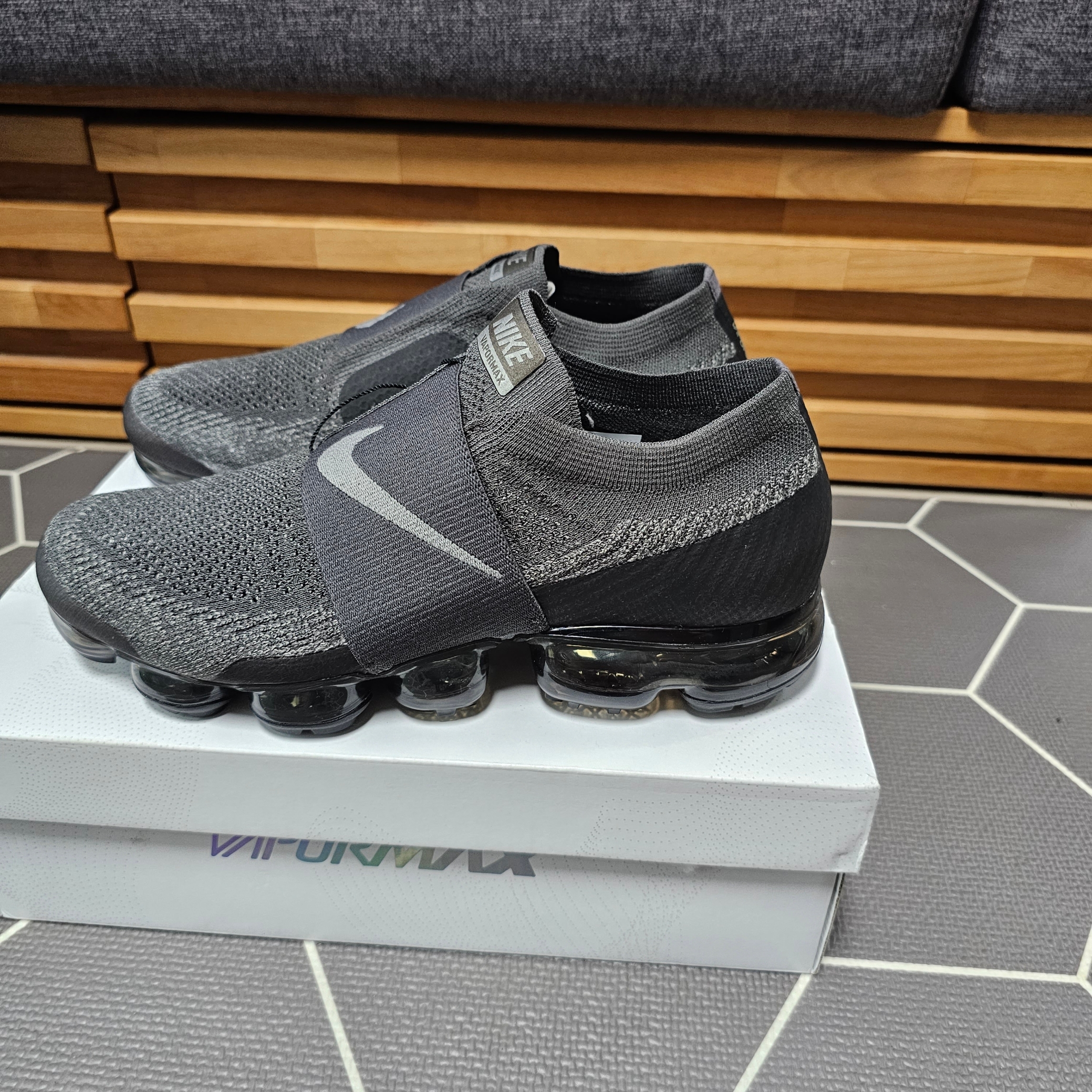 Nike Air VaporMax Moc Midnight Fog 착용 스타일 - 1