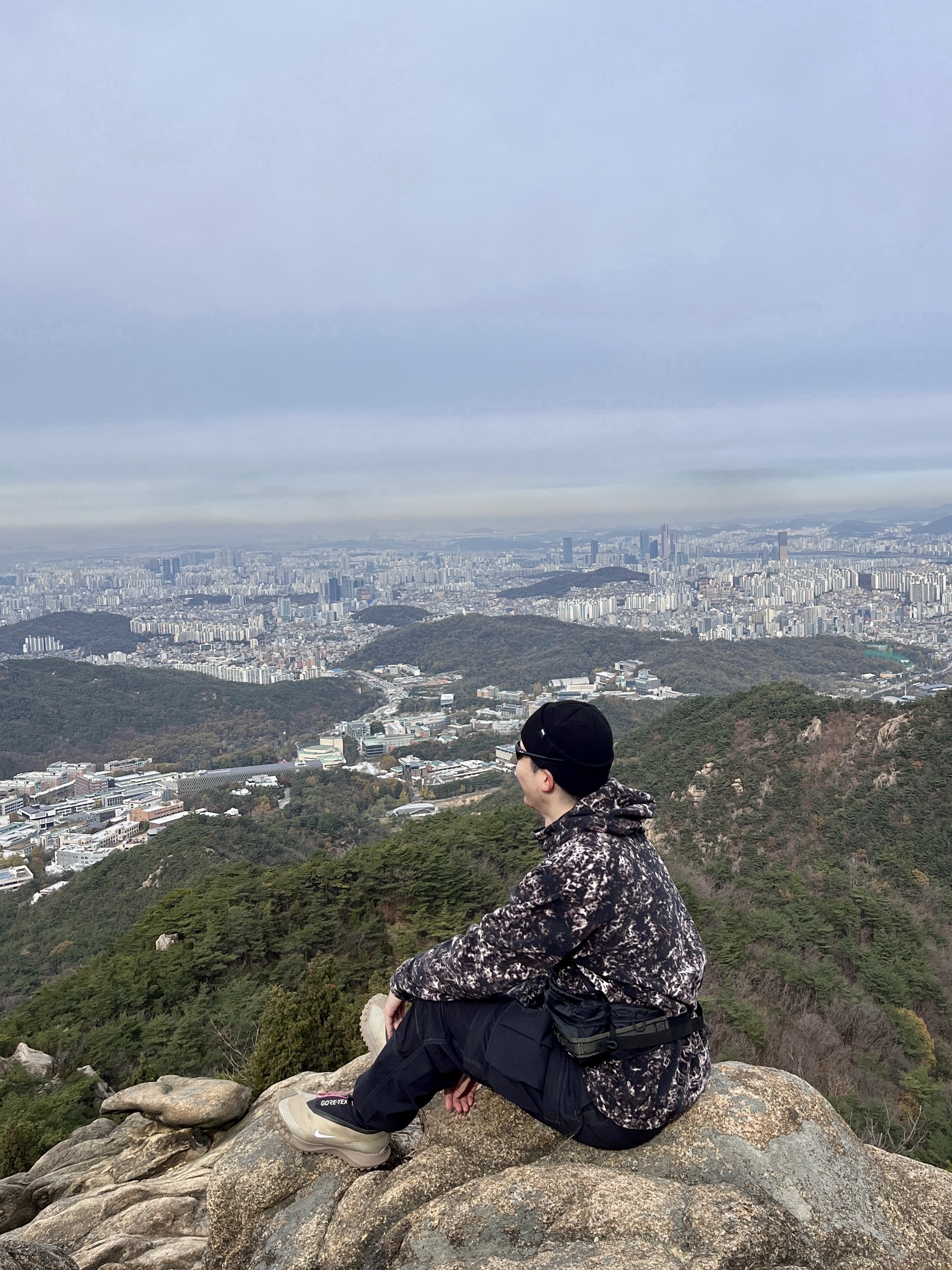나이키 ACG 폴라텍 울프 트리 풀오버 후드 라이트 오어우드 브라운- 아시아, 나이키 ACG 스미스 서밋 카고 팬츠 블랙 서밋 화이트 - 아시아 착용 스타일 - 1