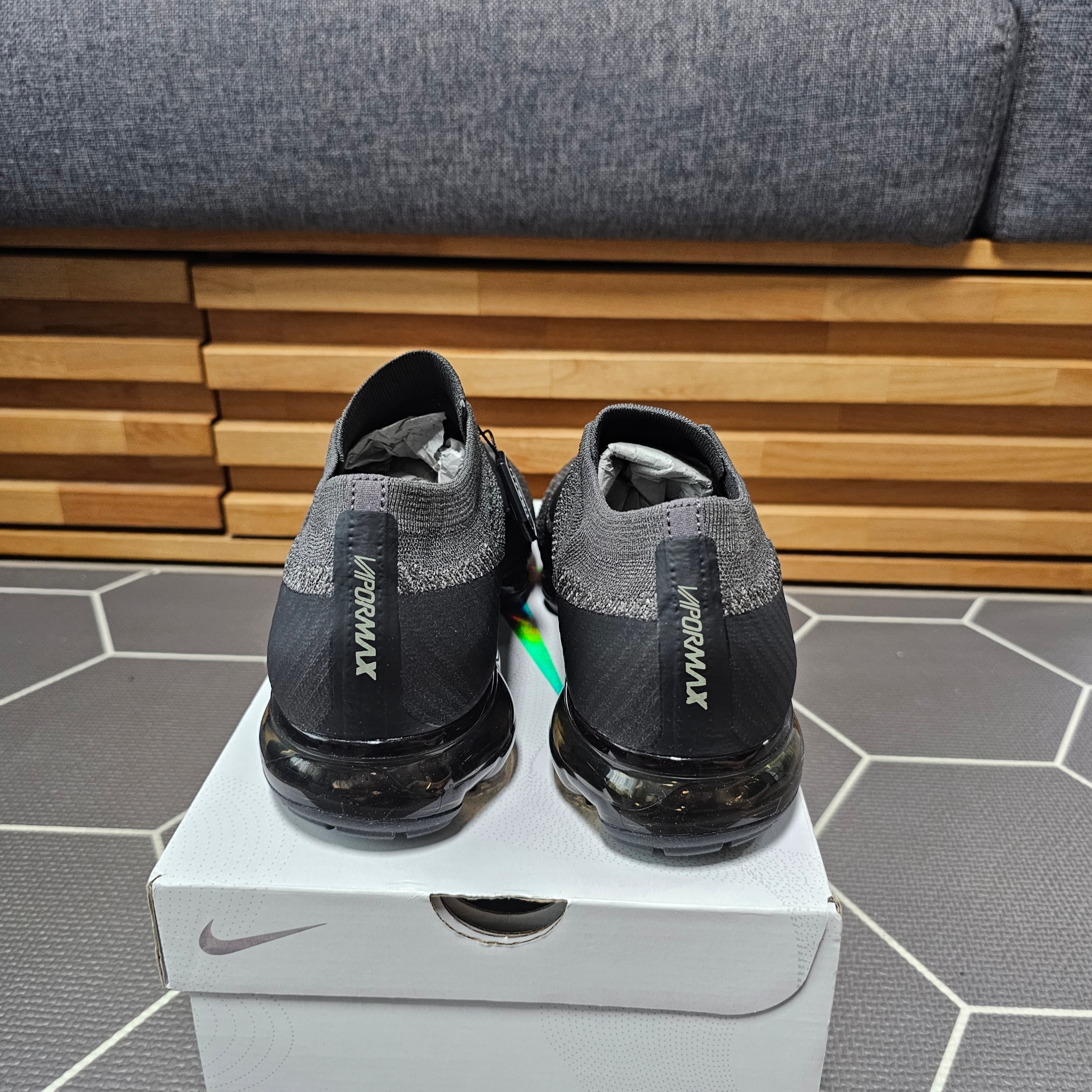Nike Air VaporMax Moc Midnight Fog 착용 스타일 - 2