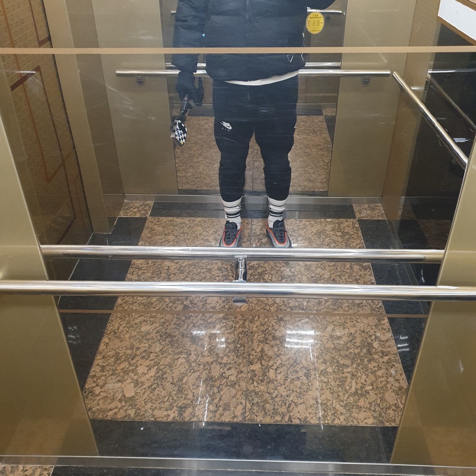 Nike ACG Therma-Fit ADV Lunar Lake Puffer Jacket Black - Asia 착용 스타일