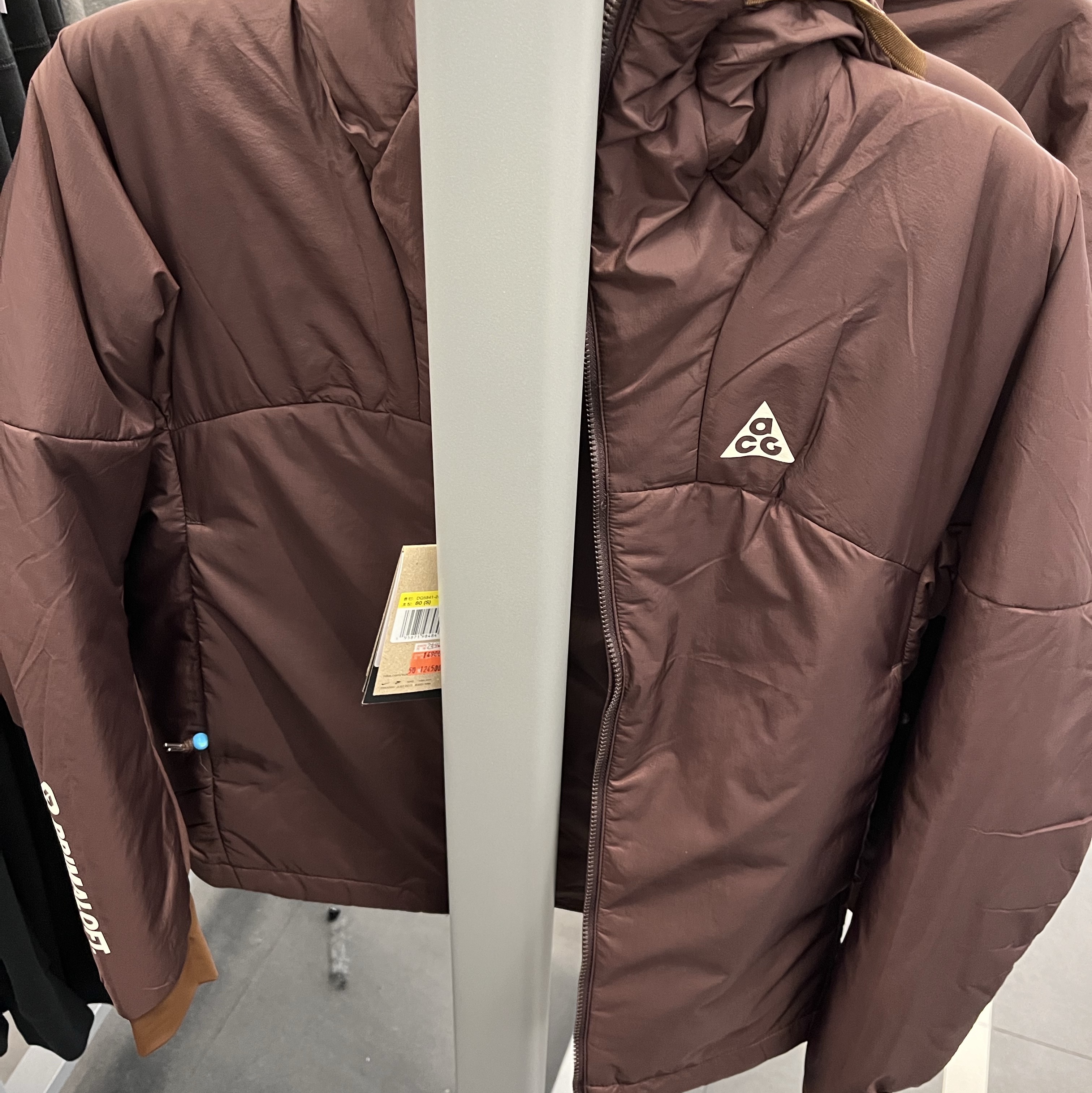 (W) Nike ACG Therma-Fit ADV Rope De Dope Full Zip Jacket Brown Basalt - Asia 착용 스타일