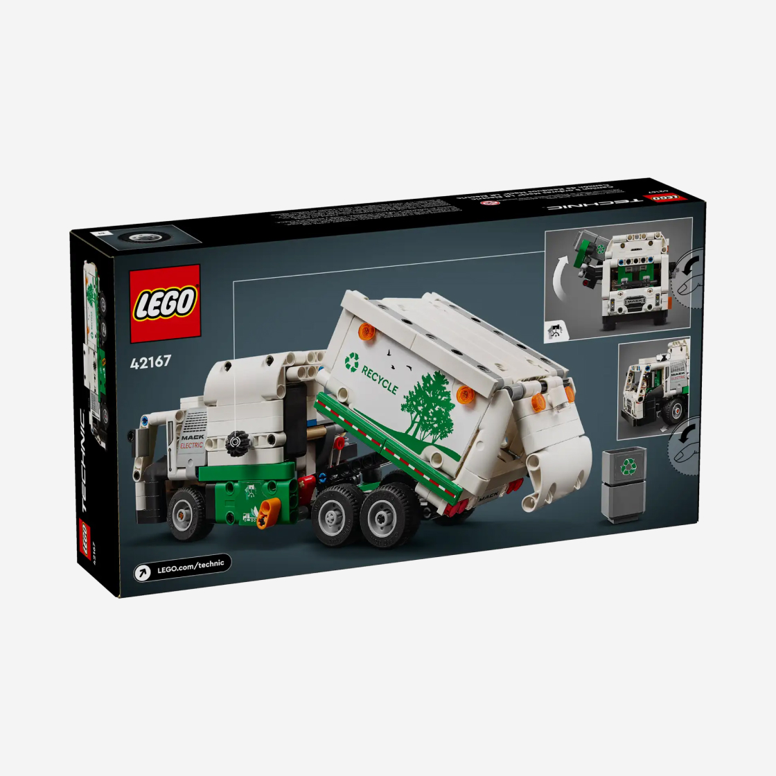 레고 맥 LR 일렉트릭 청소 트럭(Lego Mack LR Electric Garbage Truck) - 2