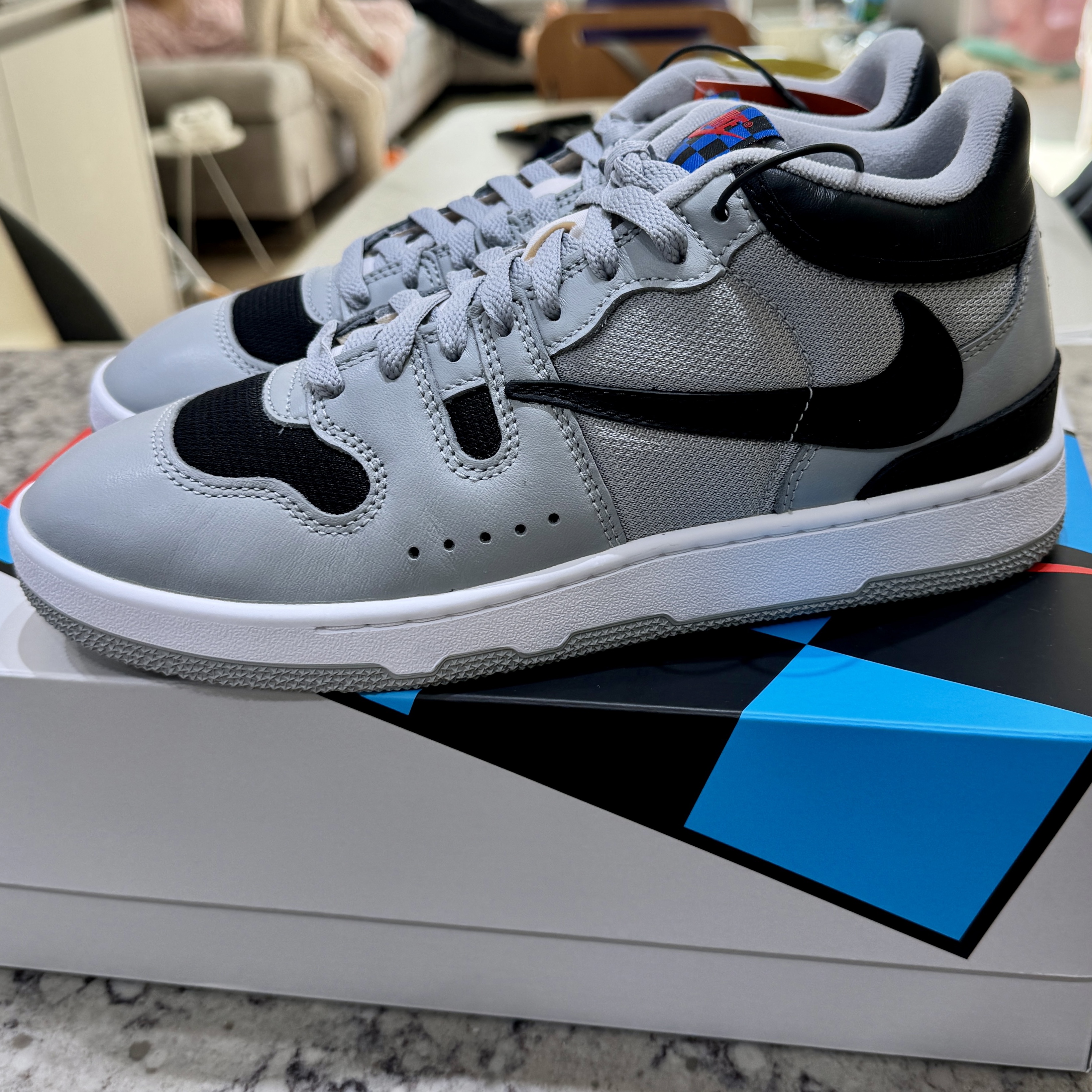 Nike x Travis Scott Mac Attack SP Light Smoke Grey 착용 스타일 - 1