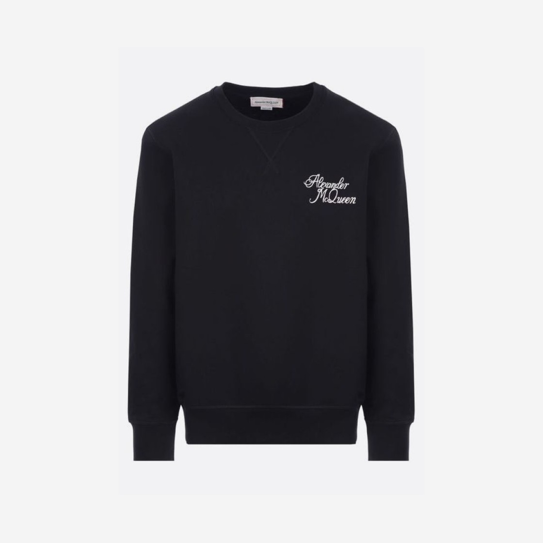 Alexander McQueen Blake Illustration Logo Sweatshirt Black 상세 이미지 2