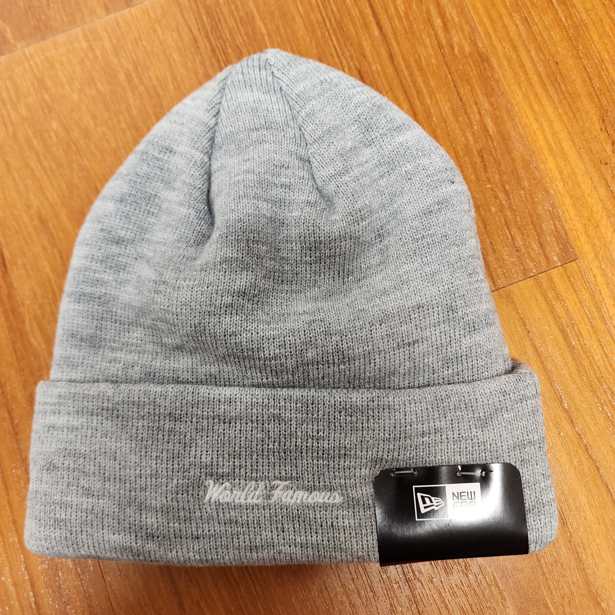 Supreme New Era Box Logo Beanie Heather Grey - 23FW 착용 스타일 - 2