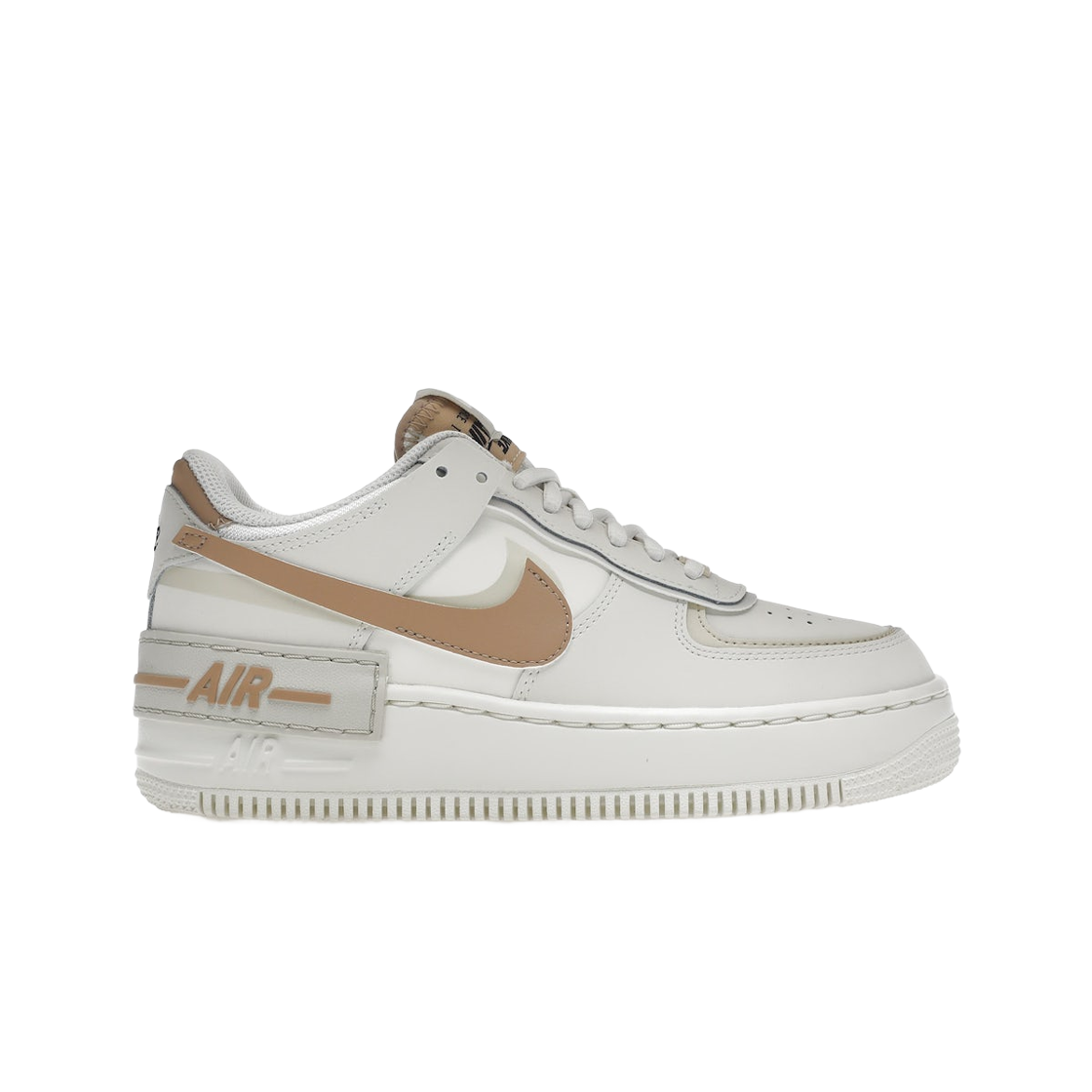 (W) 나이키 에어포스 1 쉐도우 세일 파슬 라이트 본((W) Nike Air Force 1 Shadow Sail Fossil Light Bone)