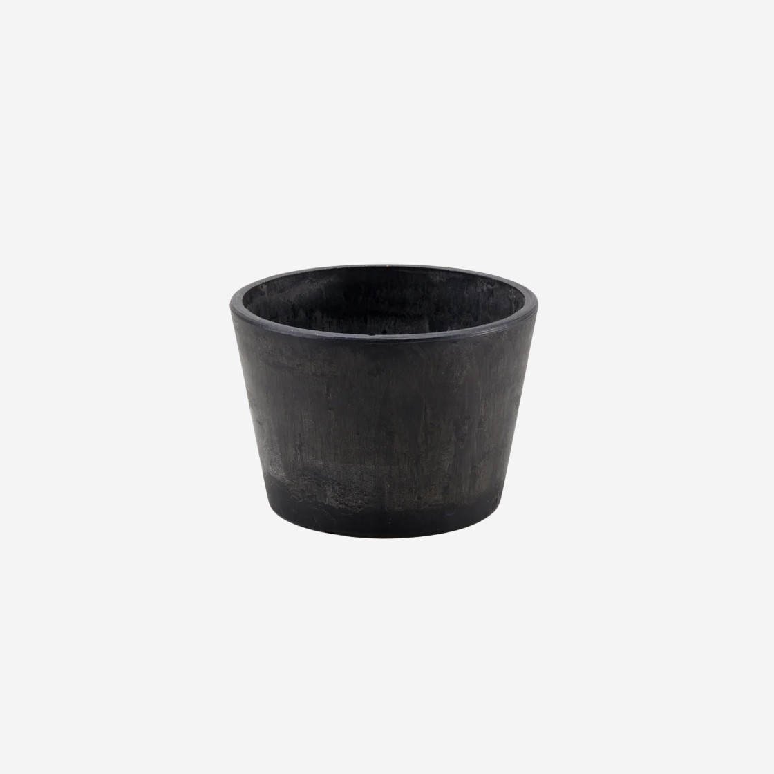 Neighborhood SRL . Tapered Shallow Type Plant Pot-M Black 상세 이미지 2