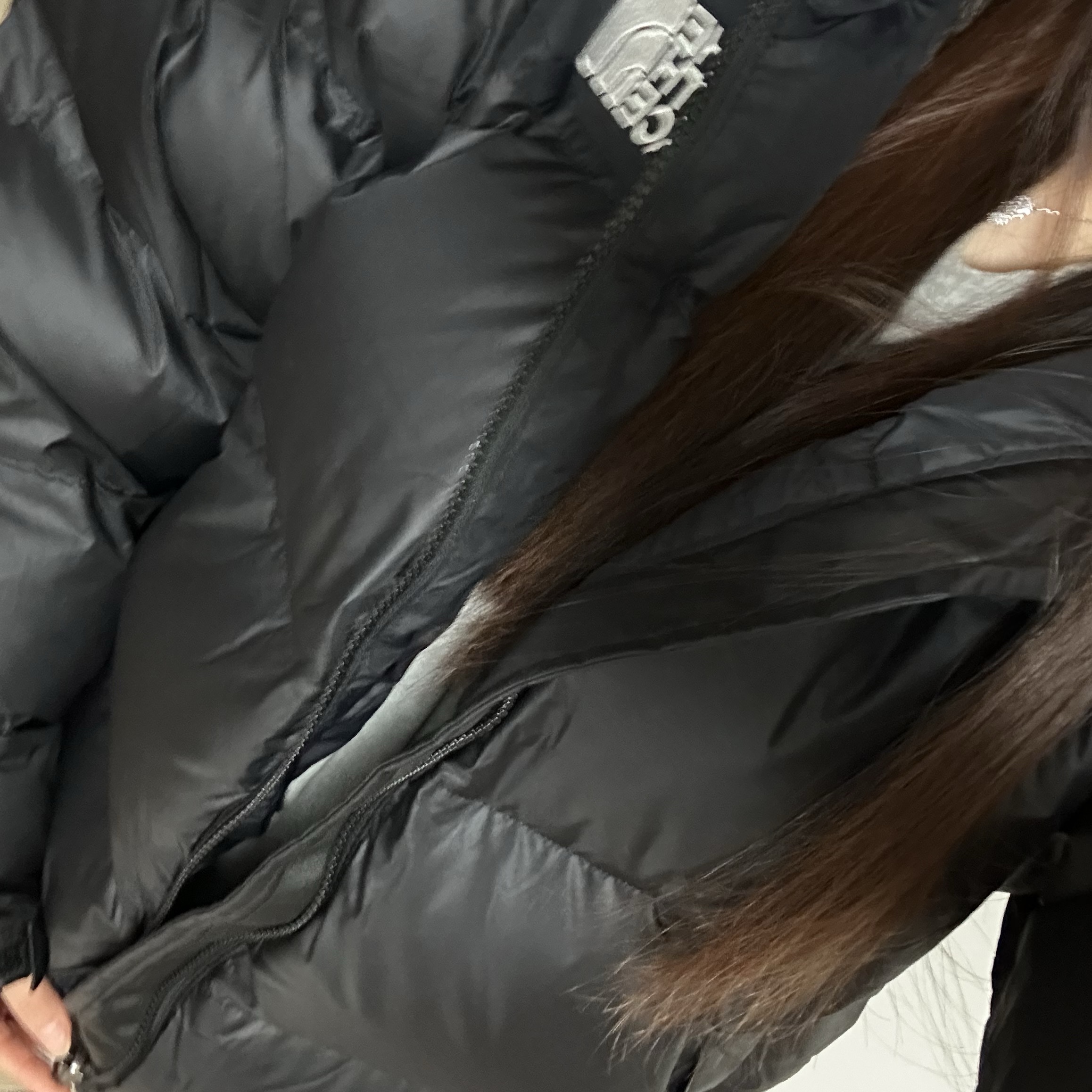 The North Face 1996 Eco Nuptse Jacket Black 착용 스타일 - 1