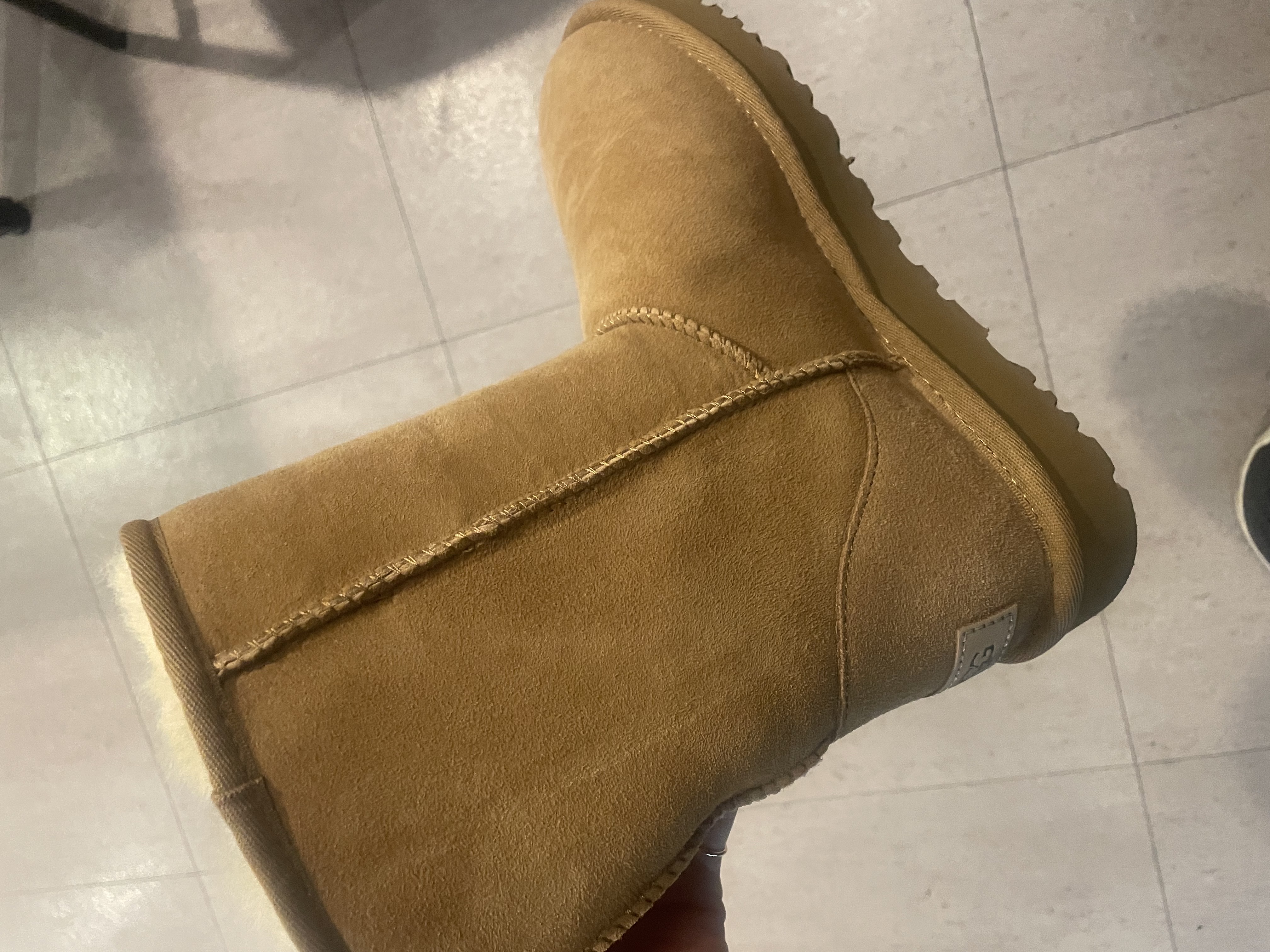 (W) UGG Classic Short II Boots Chestnut 착용 스타일