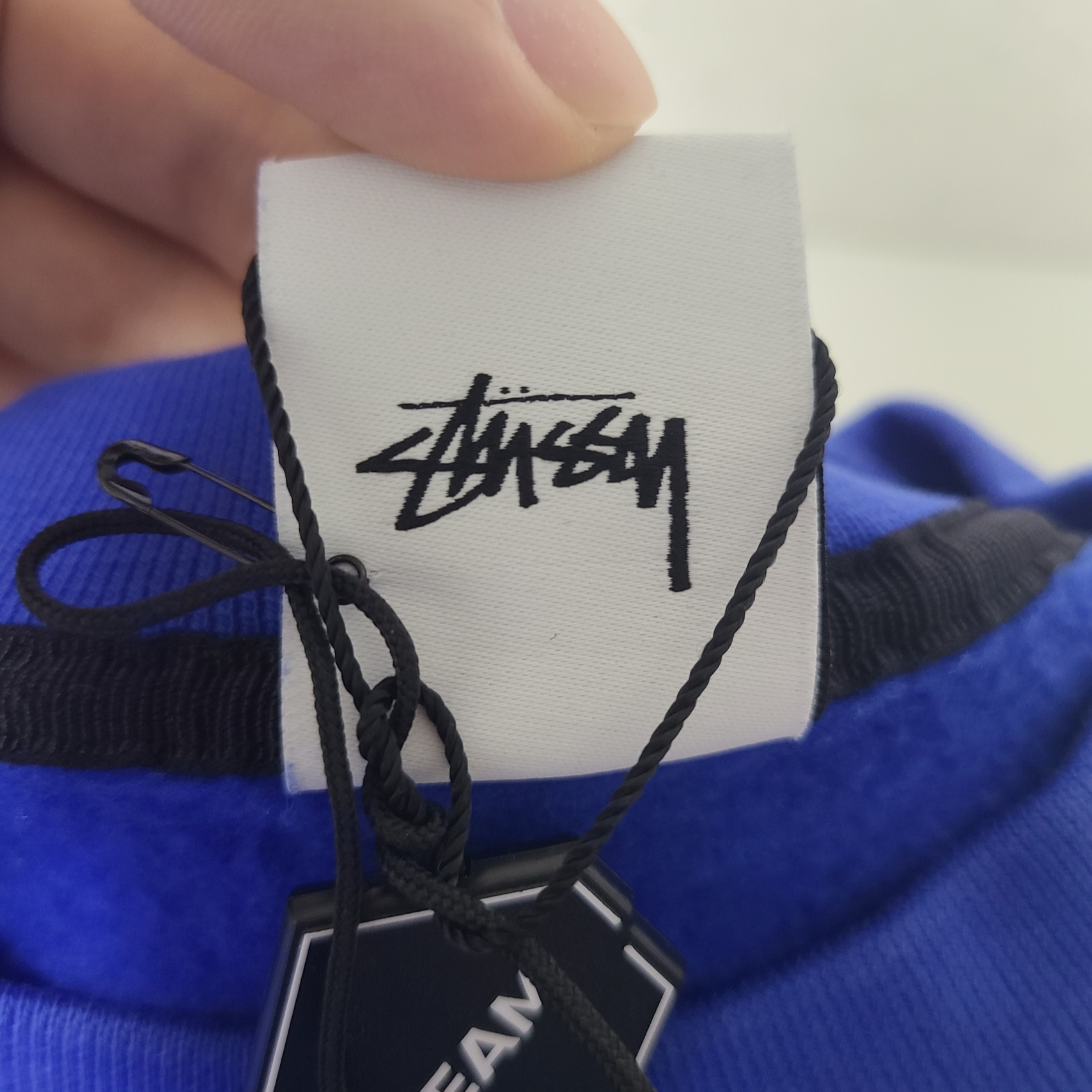 Nike x Stussy NRG Acid Washed Crewneck Game Royal (DR4024-480) 착용 스타일 - 4