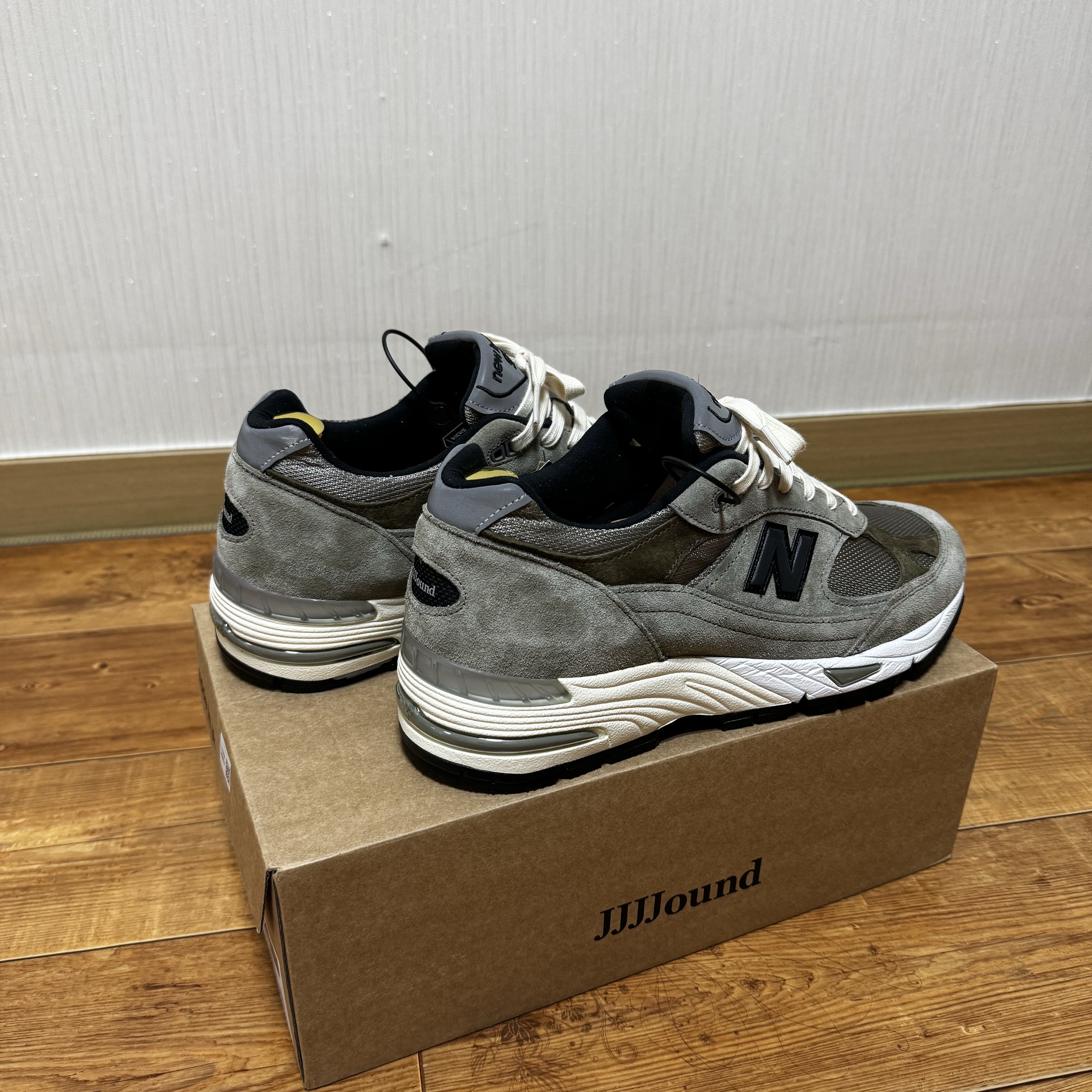 New Balance x JJJJound 991 Made in UK Grey 착용 스타일 - 4