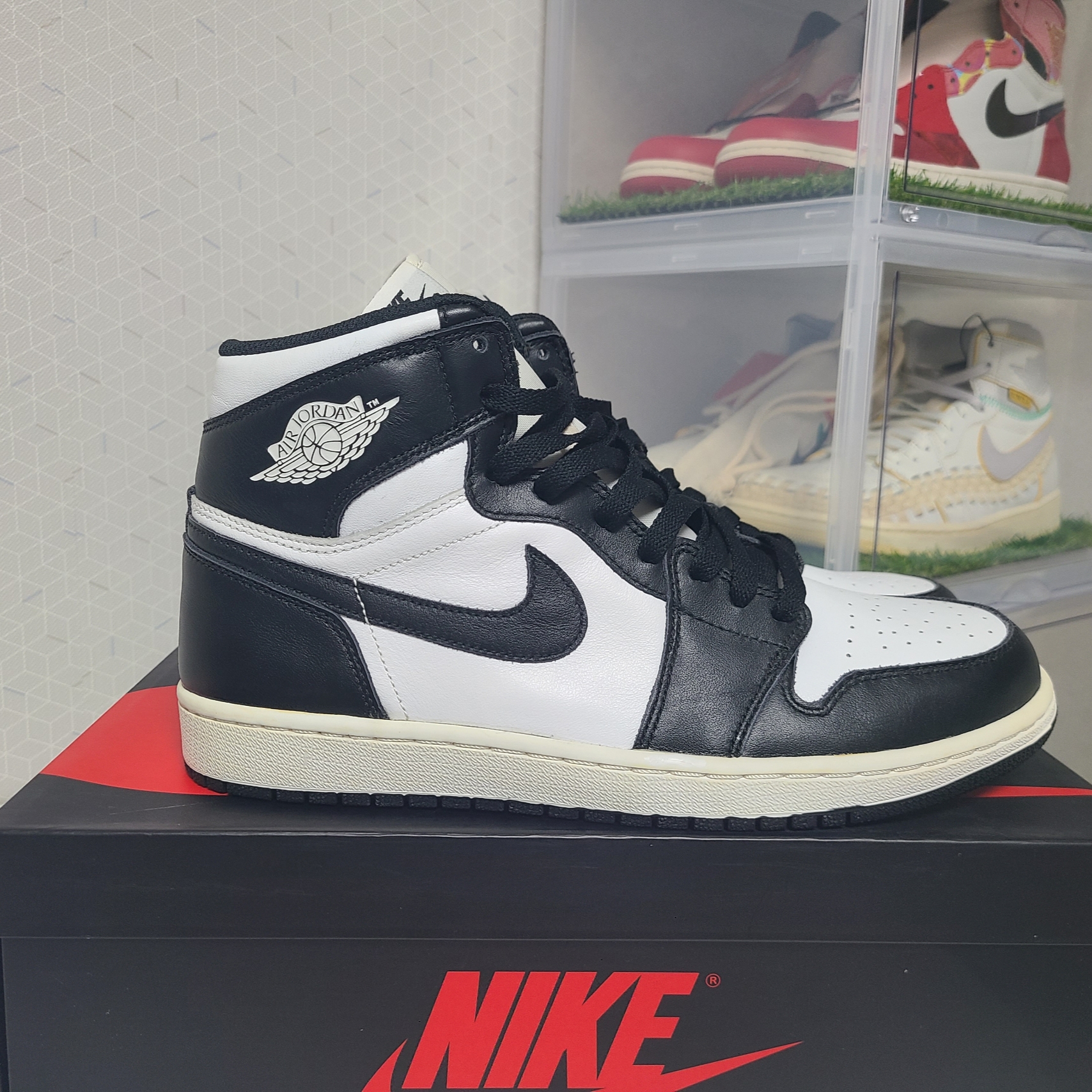 Jordan 1 Retro High OG Black White 2014 착용 스타일 - 2