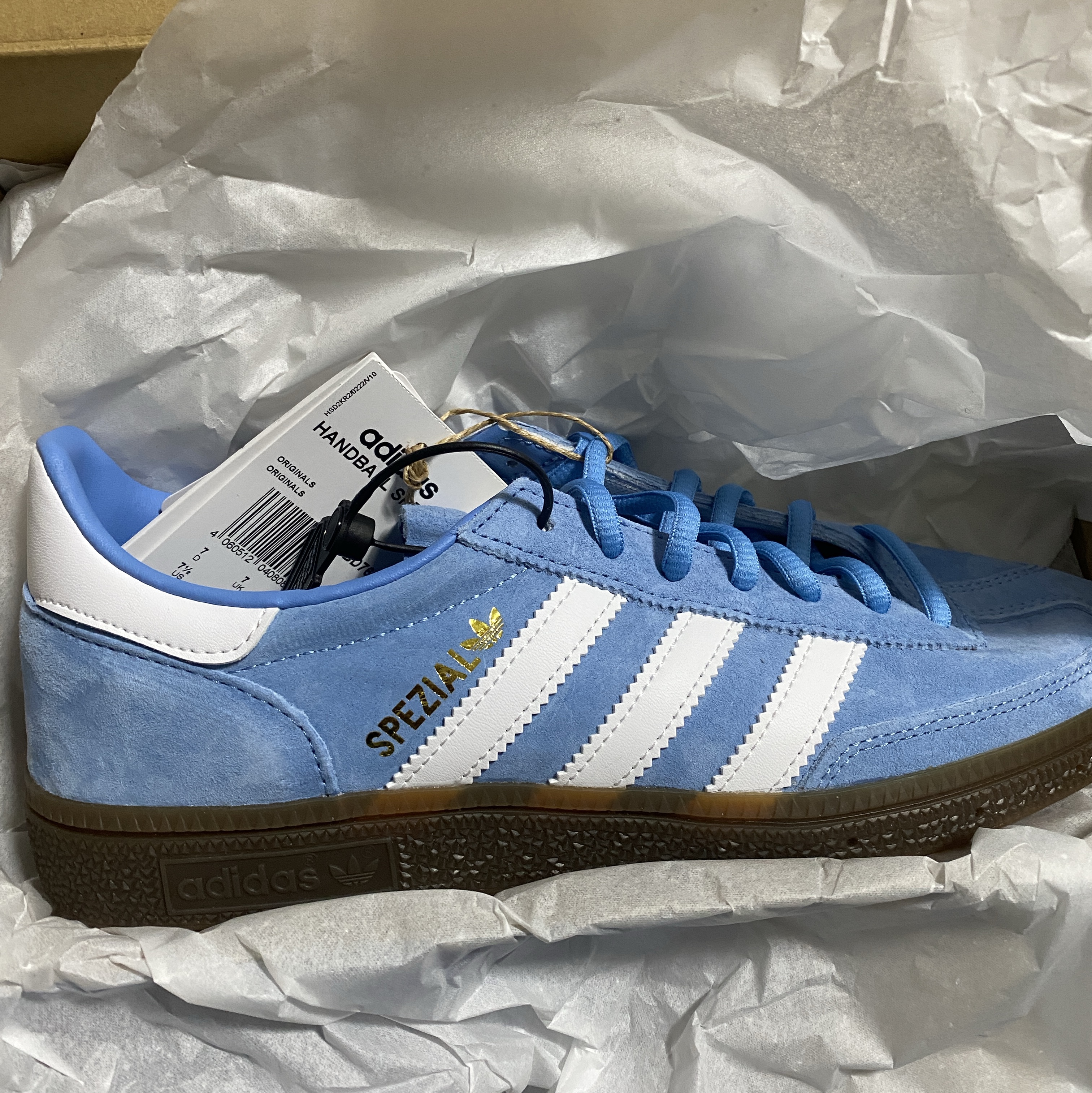 Adidas Spezial Handball Light Blue 착용 스타일