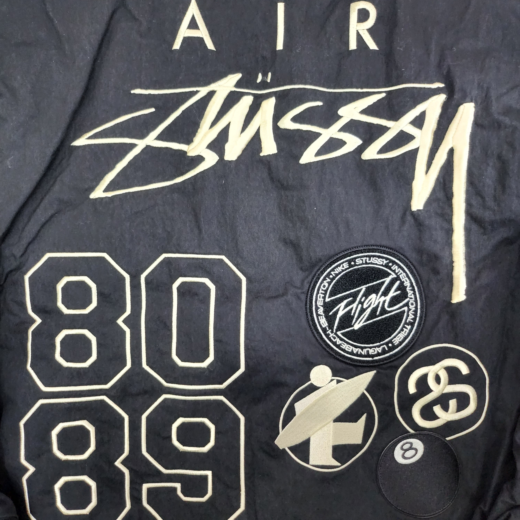 Nike x Stussy Reversible Jacket Black (FJ9153-010) 착용 스타일 - 2
