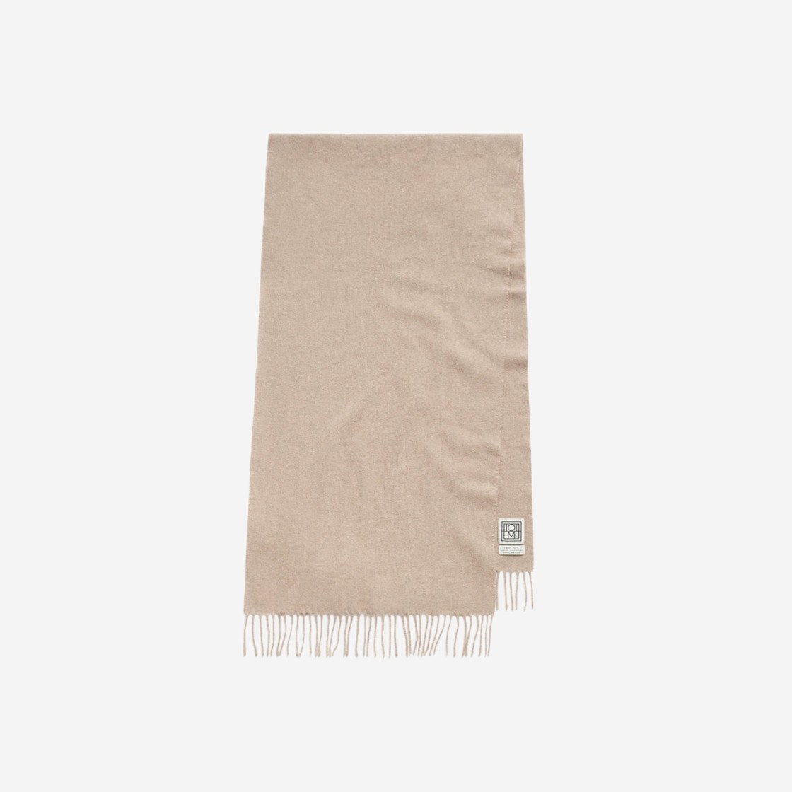 Toteme Classic Wool Scarf Light Beige Melange 상세 이미지 1