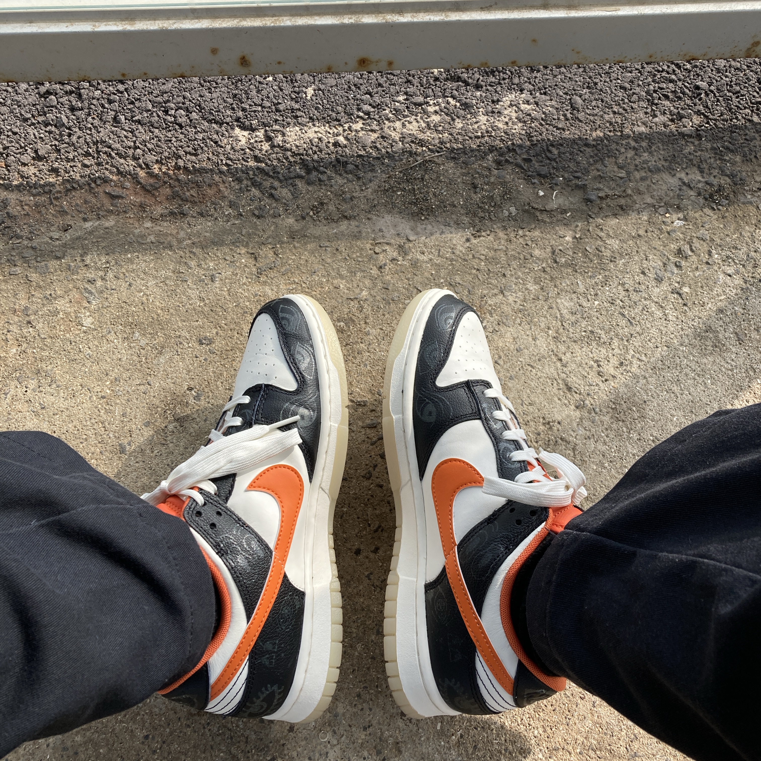 Nike Dunk Low Retro PRM Halloween 착용 스타일