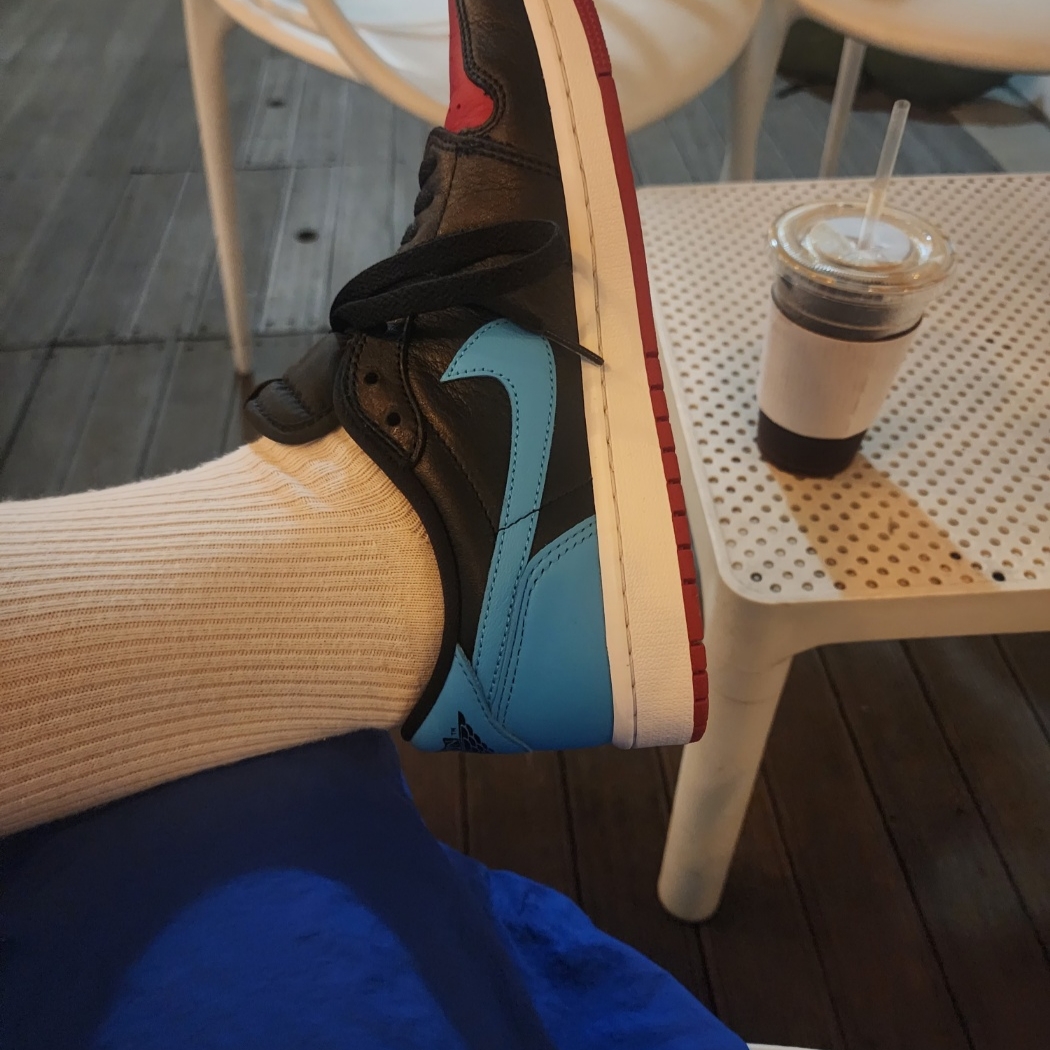 (W) Jordan 1 Retro Low OG NC to CHI 착용 스타일 - 3
