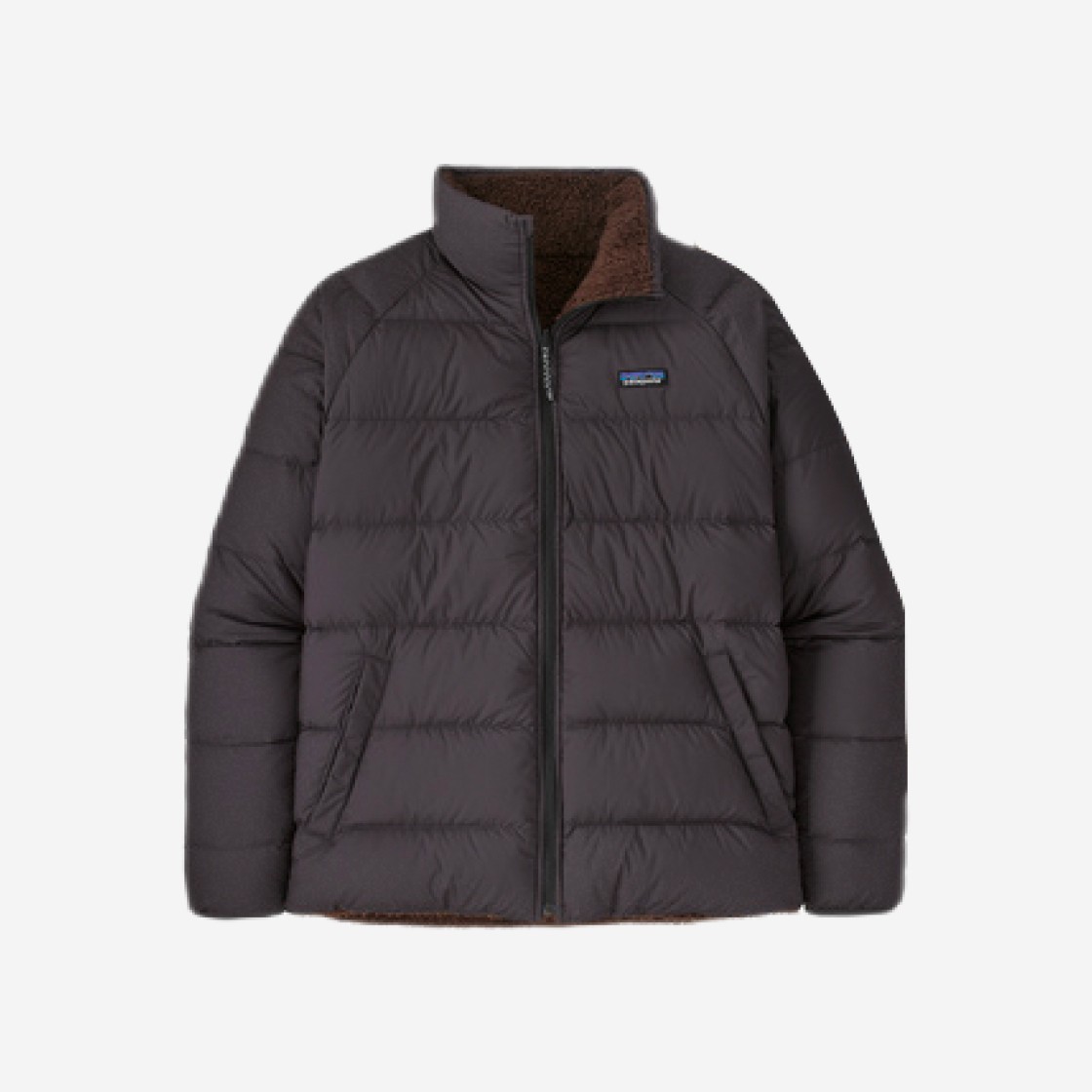 Patagonia Reversible Silent Down Jacket Ink Black 상세 이미지 1