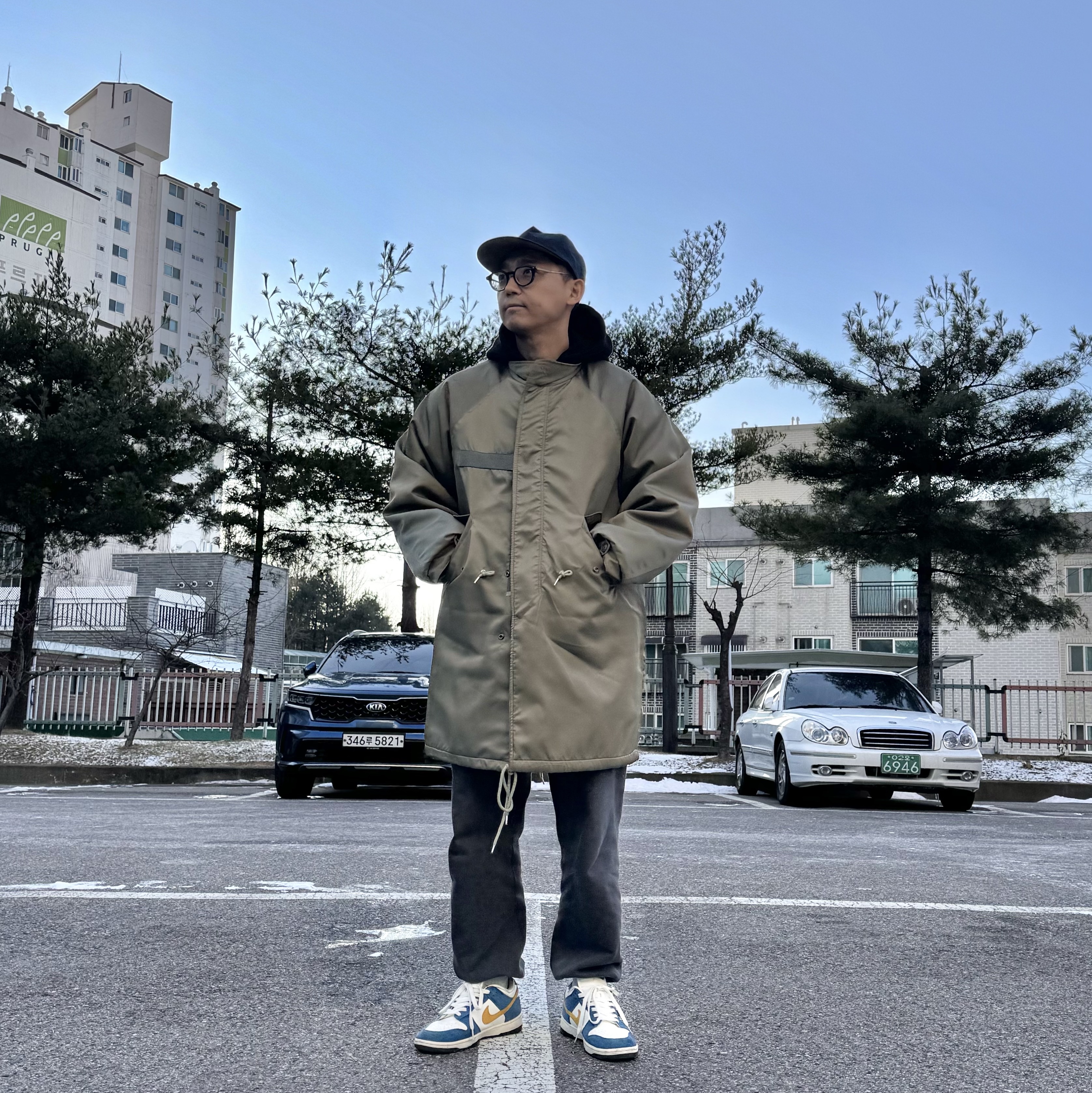 Nike x Kasina Dunk Low 80's Bus 착용 스타일