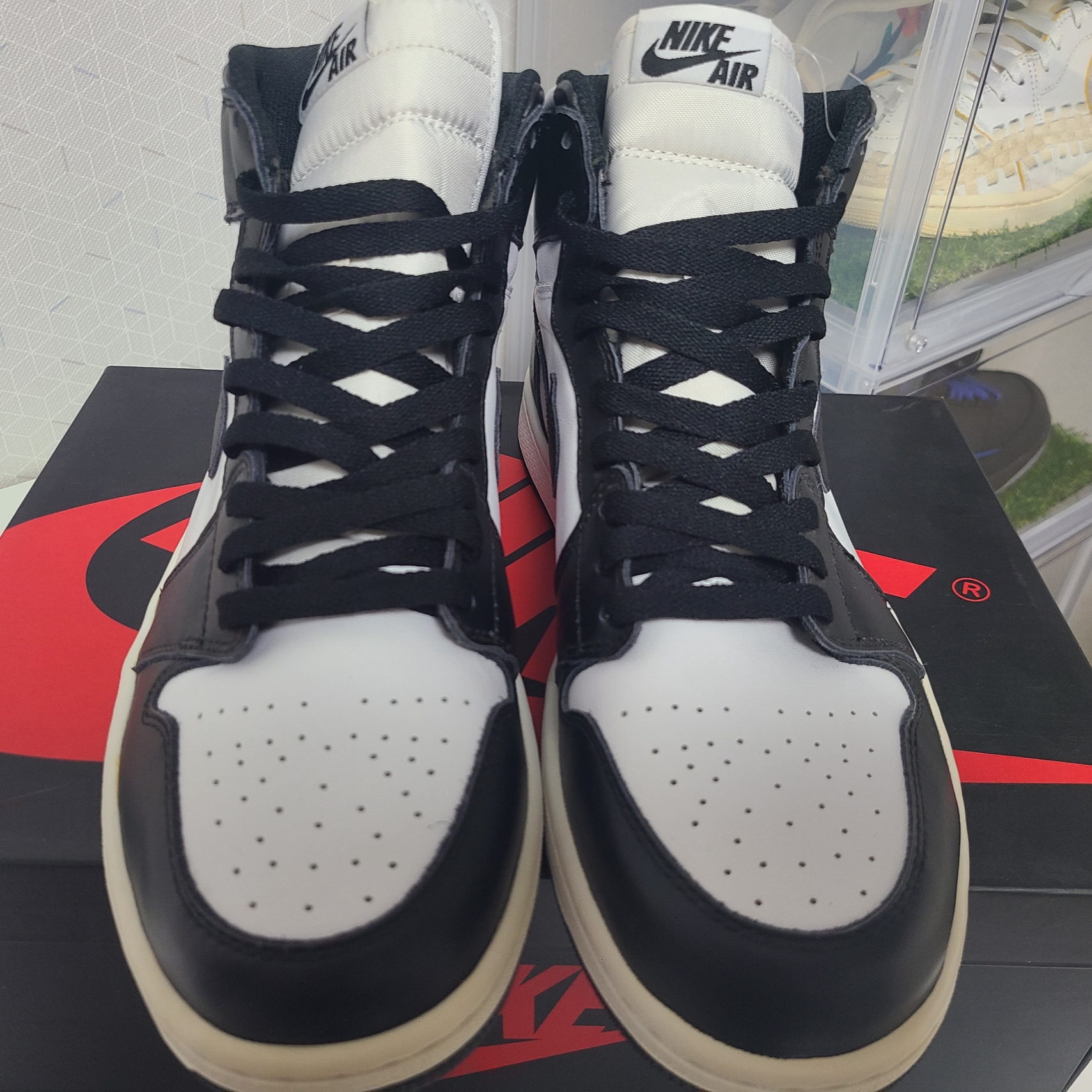 Jordan 1 Retro High OG Black White 2014 착용 스타일 - 3